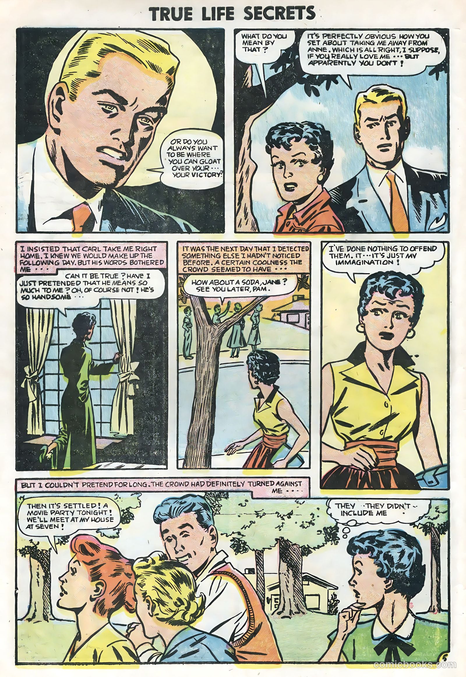 True Life Secrets #29 (1956) — page 8 of 36