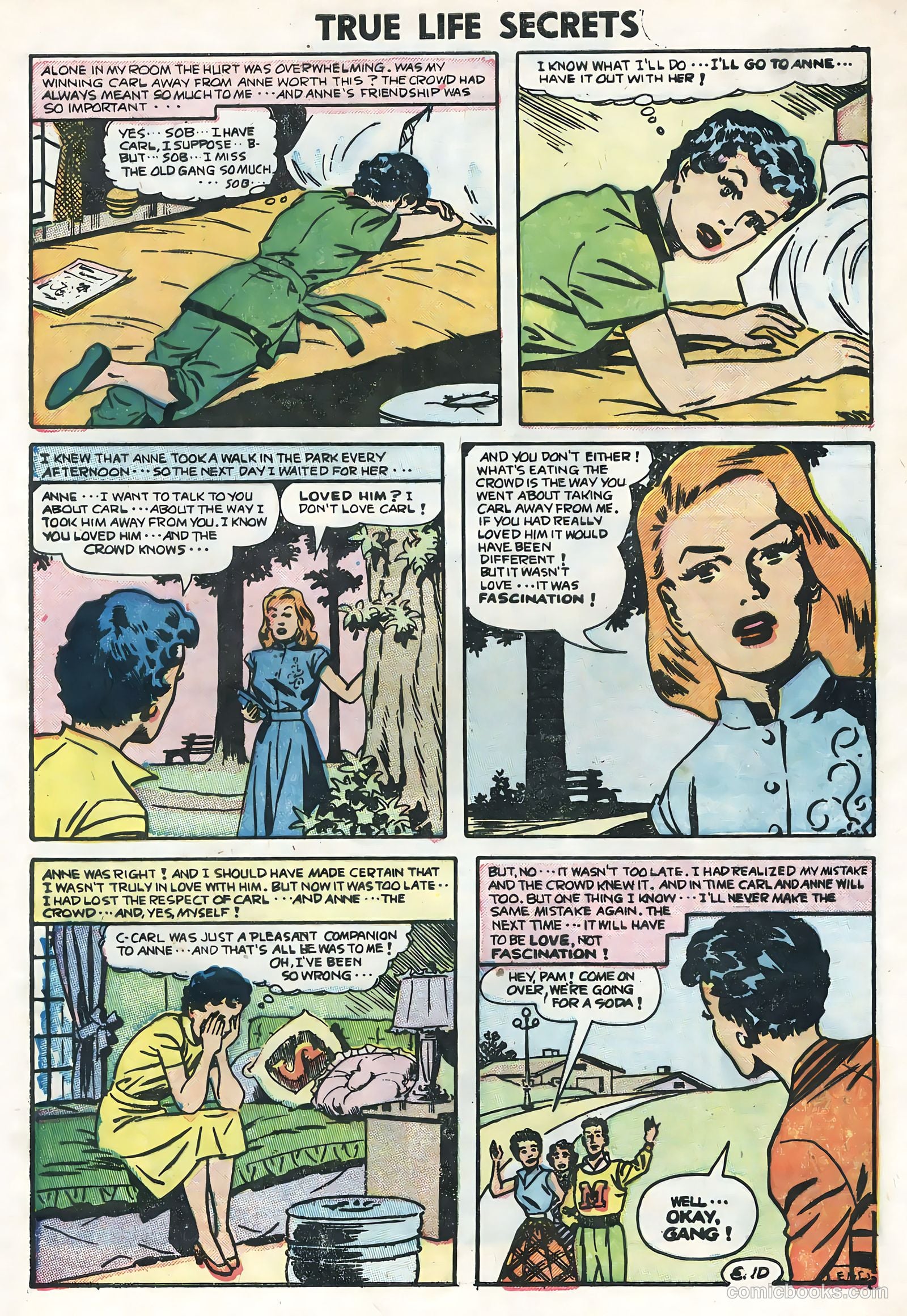 True Life Secrets #29 (1956) — page 9 of 36