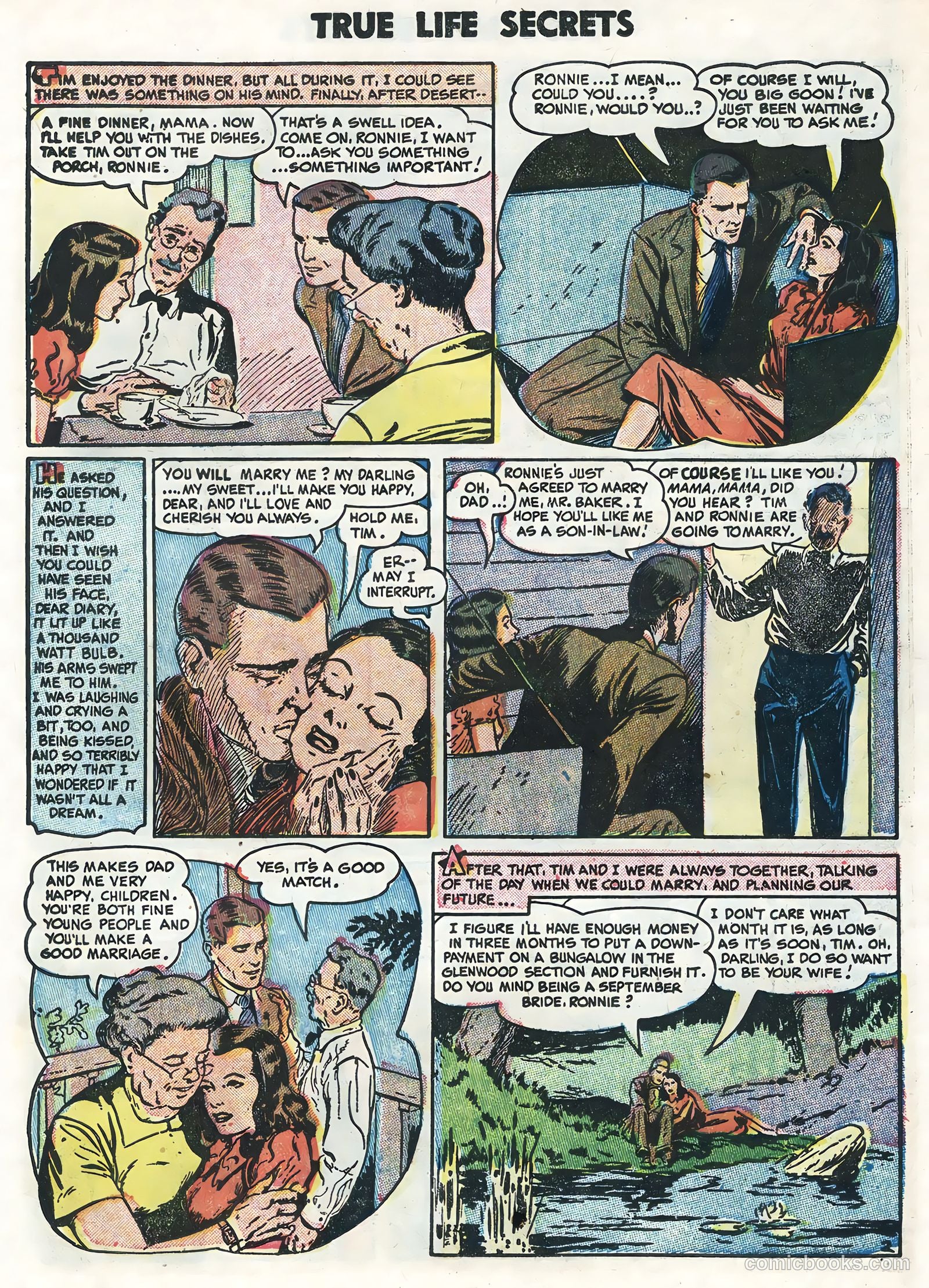 True Life Secrets #29 (1956) — page 11 of 36