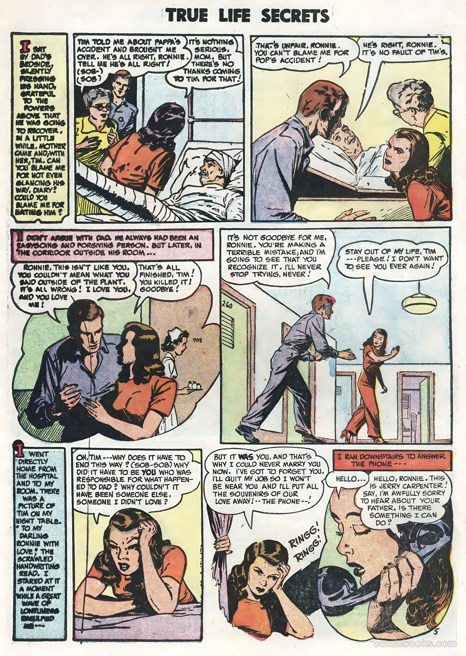 True Life Secrets #29 (1956) — page 14 of 36