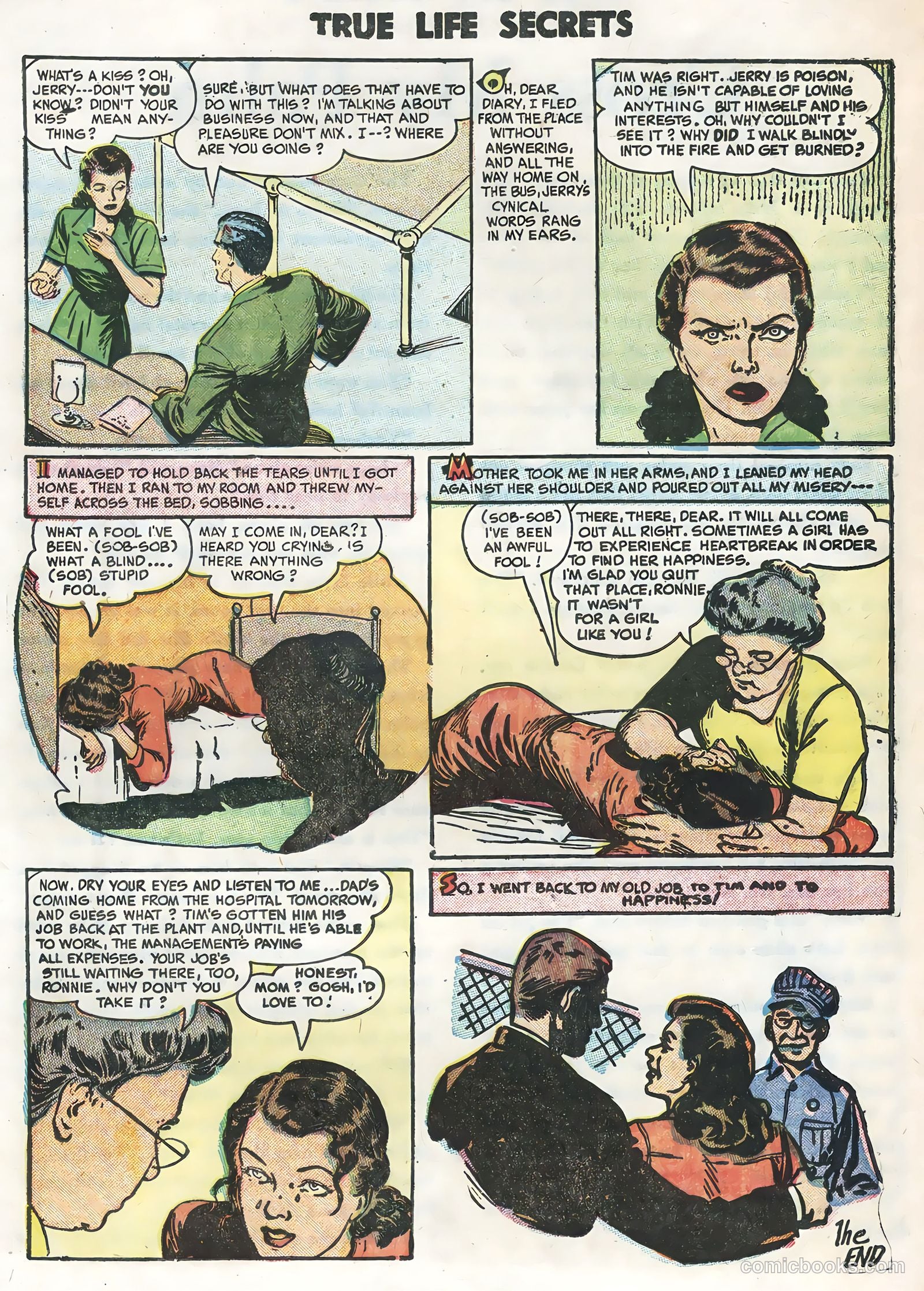 True Life Secrets #29 (1956) — page 19 of 36