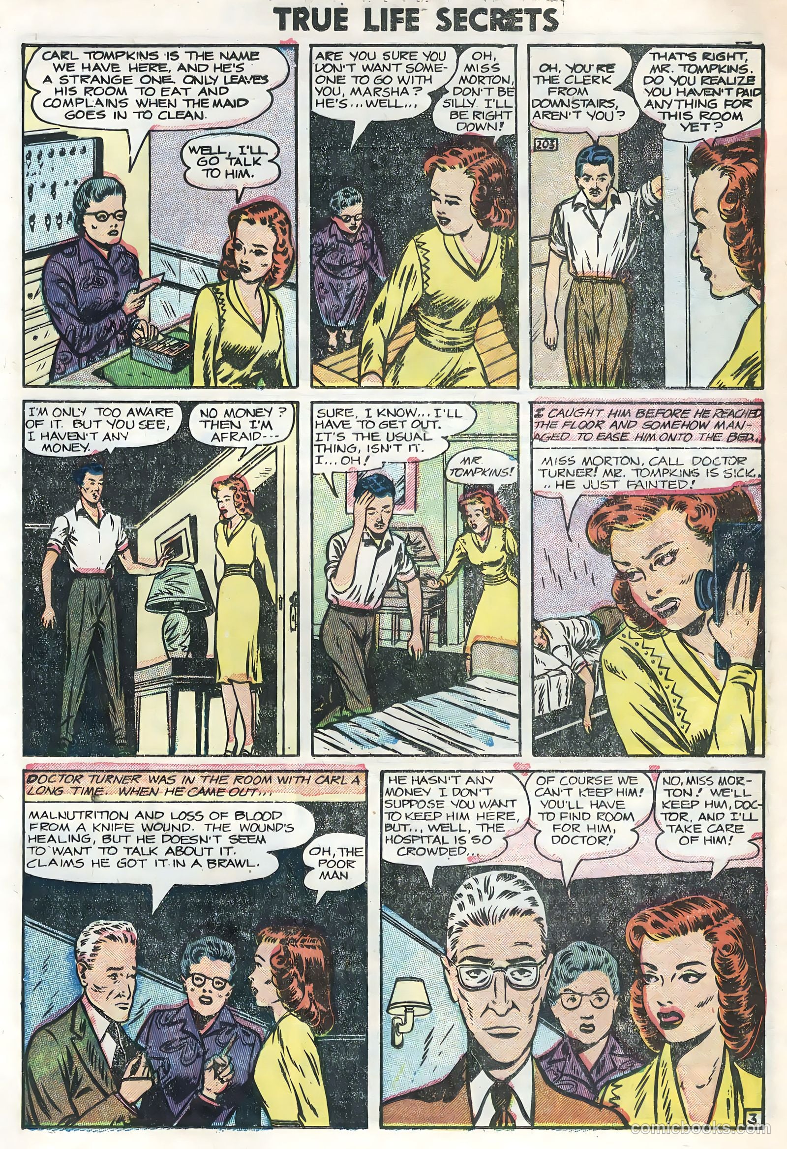 True Life Secrets #29 (1956) — page 25 of 36