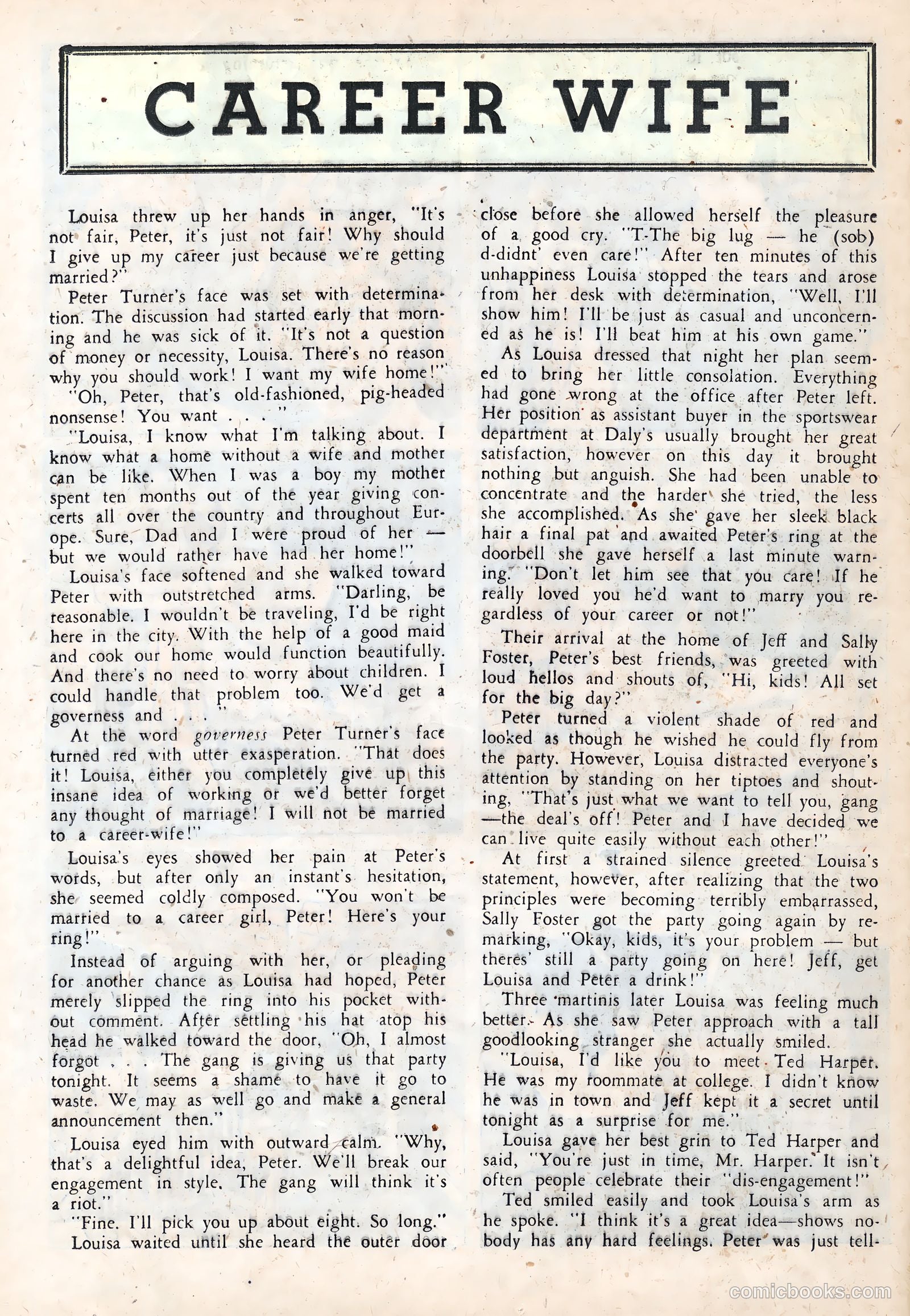 True Life Secrets #3 (1951) — page 24 of 36