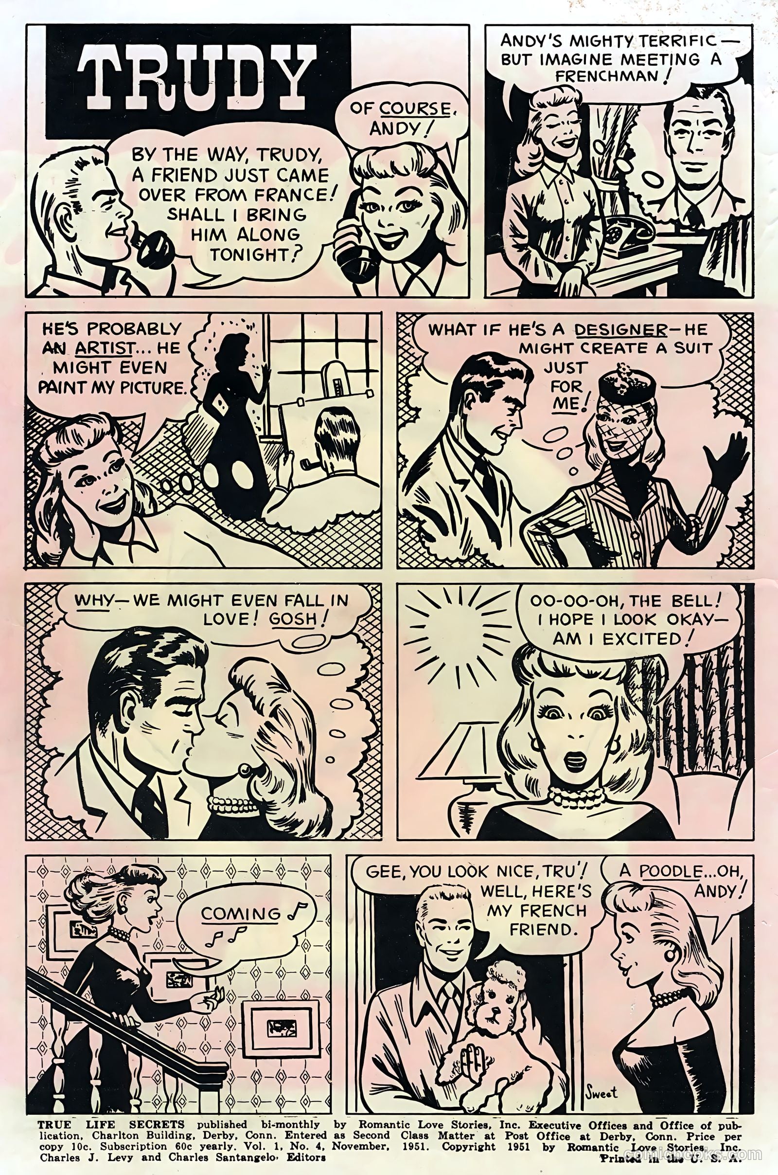 True Life Secrets #4 (1951) — page 2 of 36
