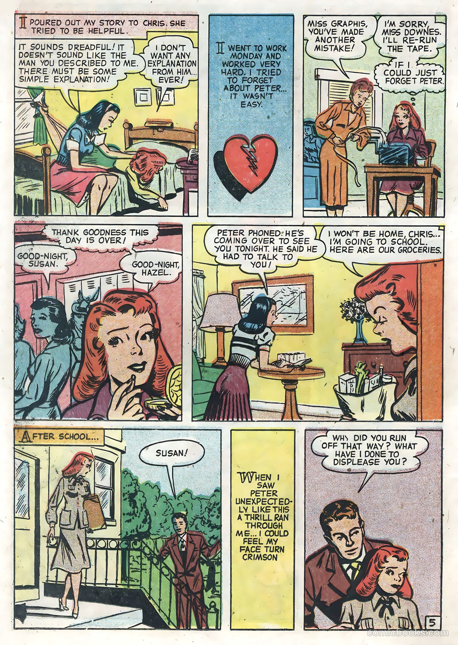 True Life Secrets #4 (1951) — page 22 of 36