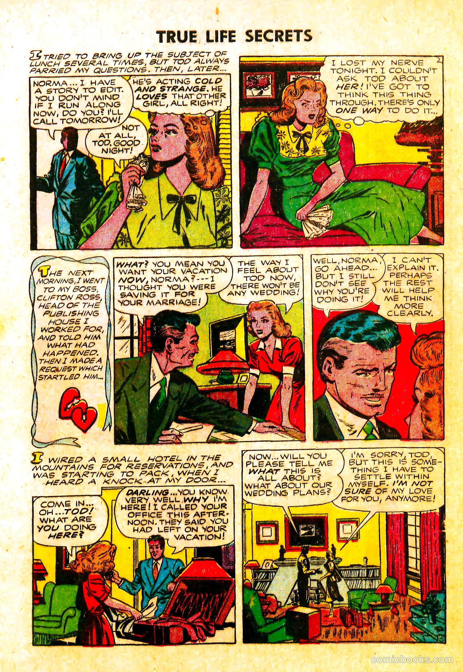 True Life Secrets #5 (1952) — page 5 of 36