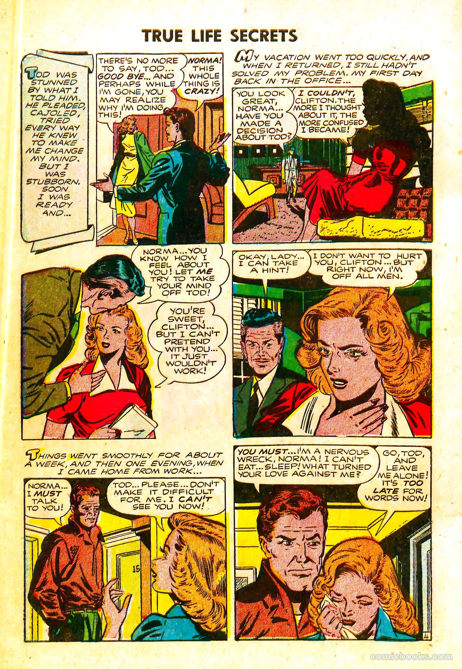 True Life Secrets #5 (1952) — page 6 of 36