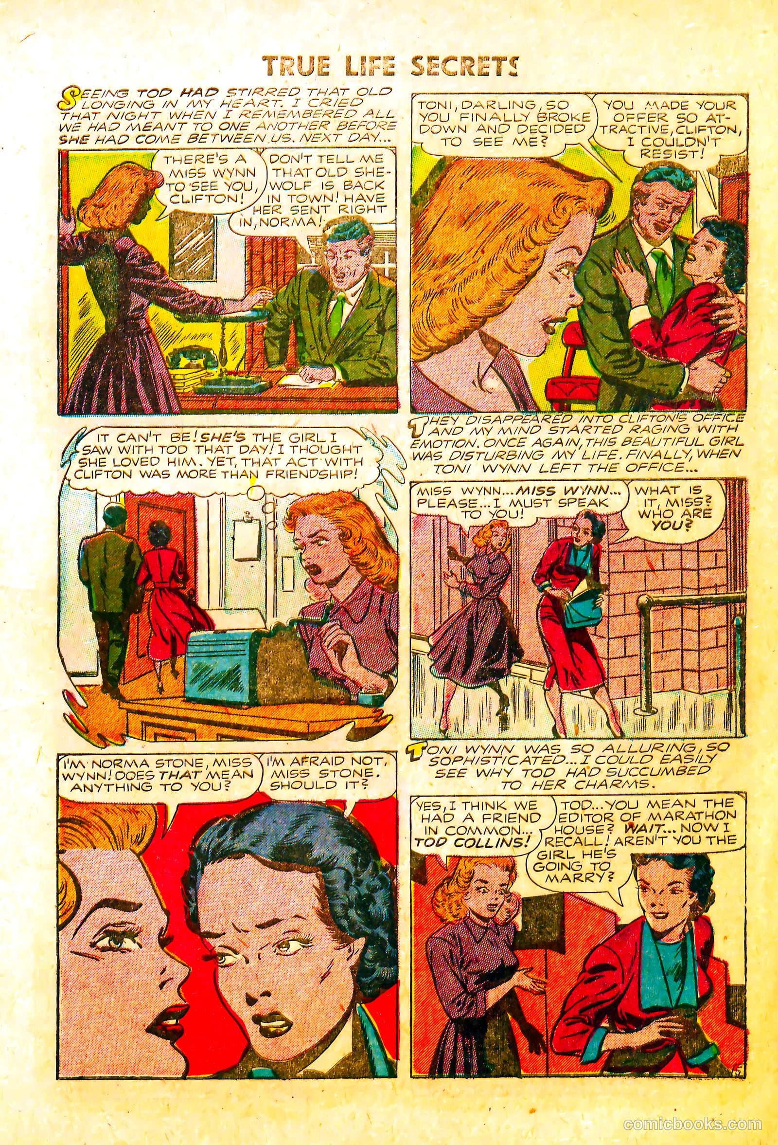 True Life Secrets #5 (1952) — page 7 of 36