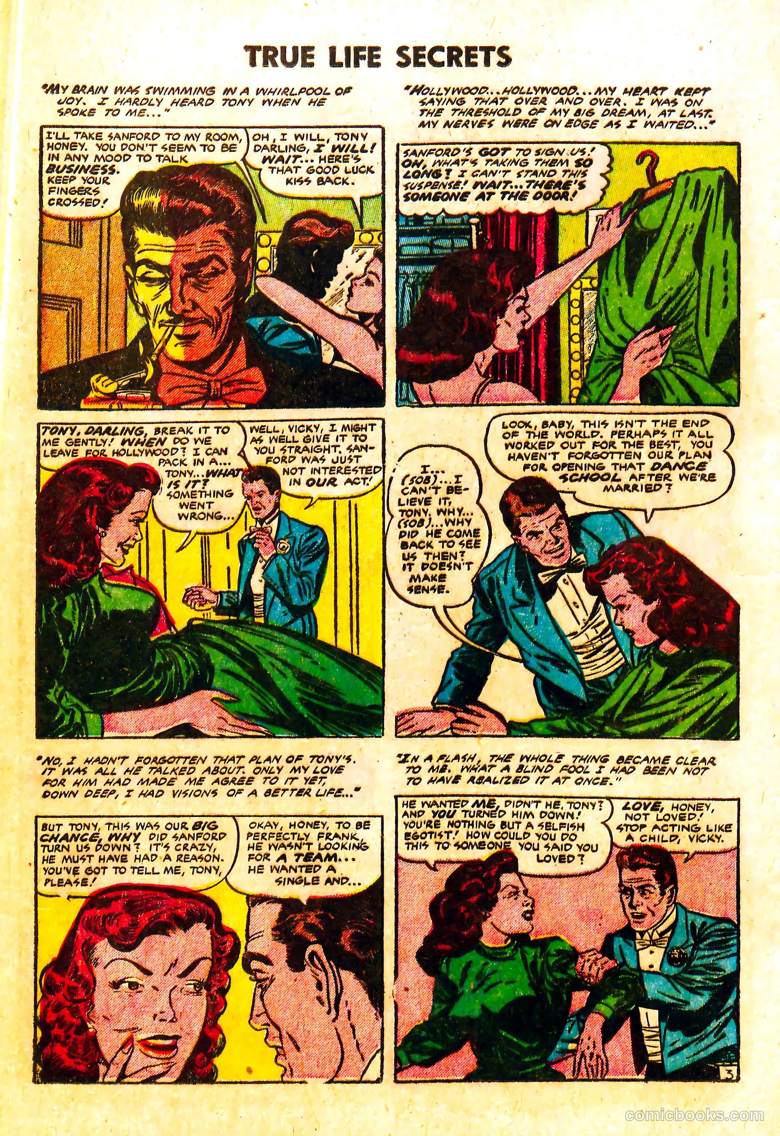 True Life Secrets #5 (1952) — page 12 of 36