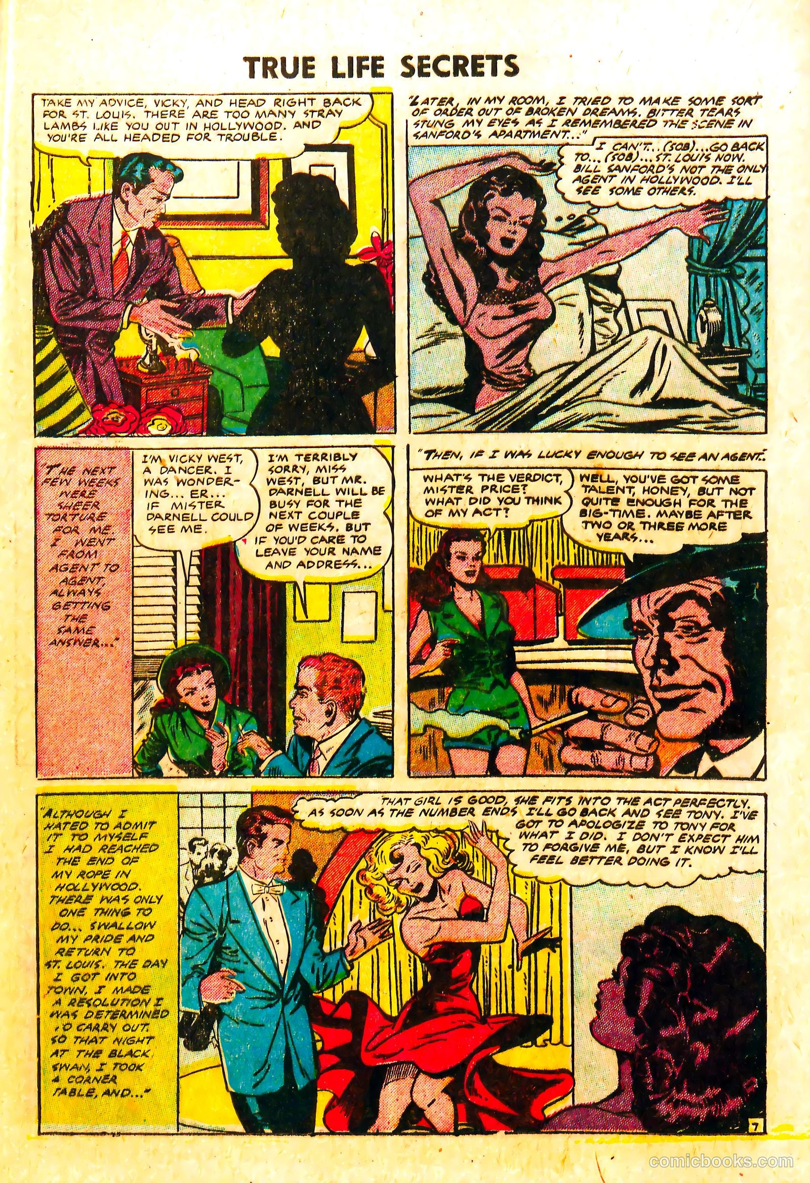 True Life Secrets #5 (1952) — page 16 of 36
