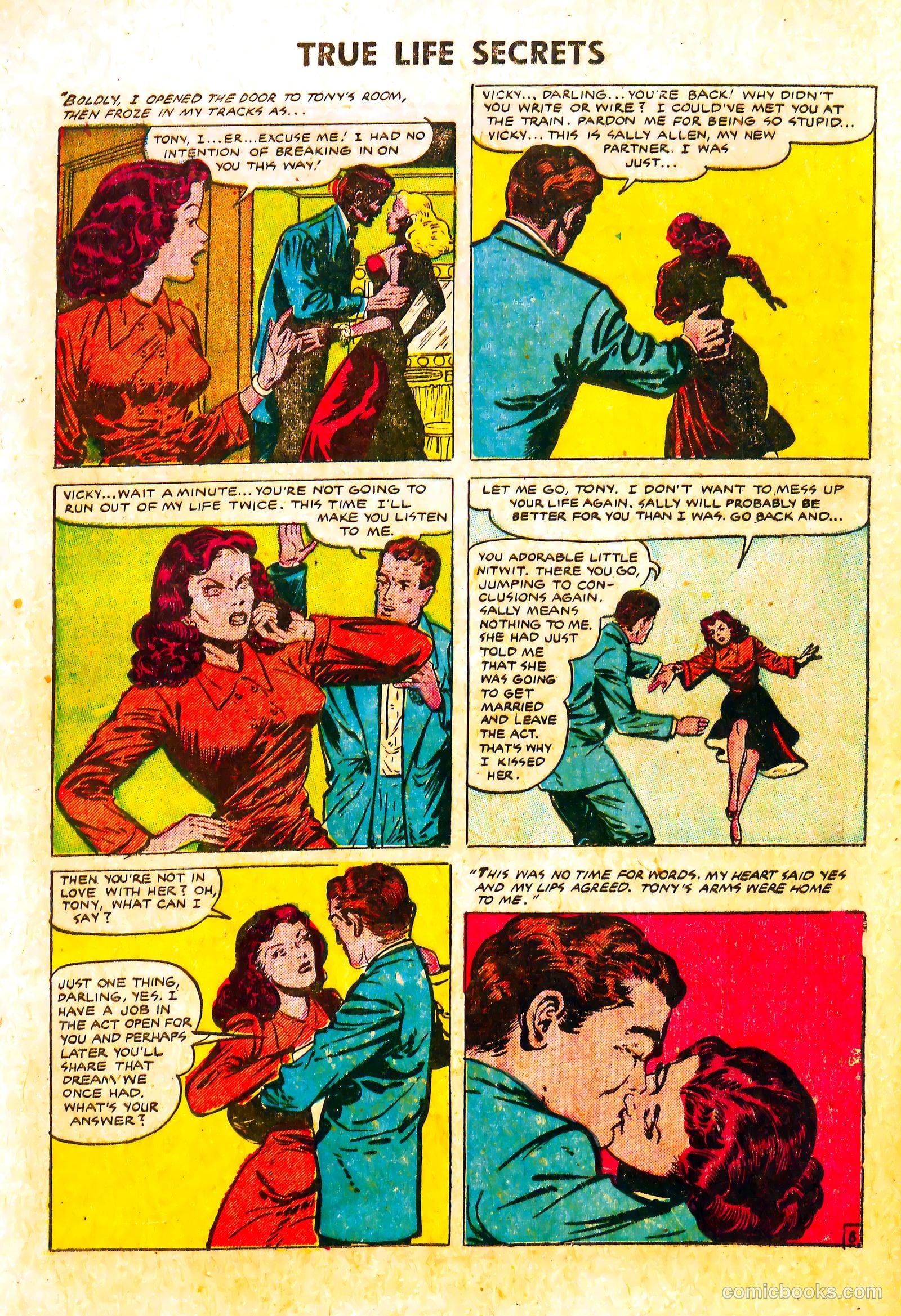 True Life Secrets #5 (1952) — page 17 of 36
