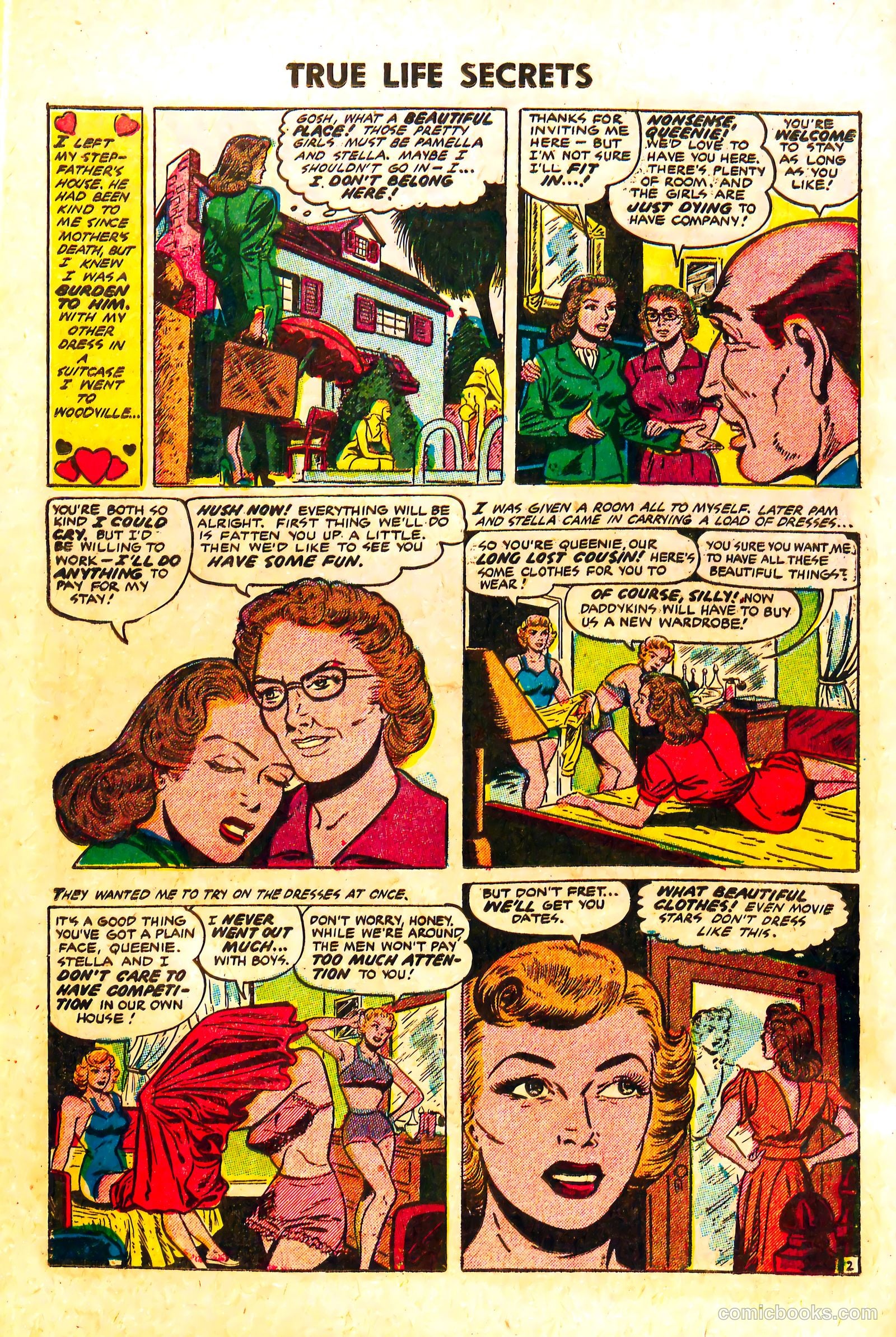 True Life Secrets #5 (1952) — page 22 of 36