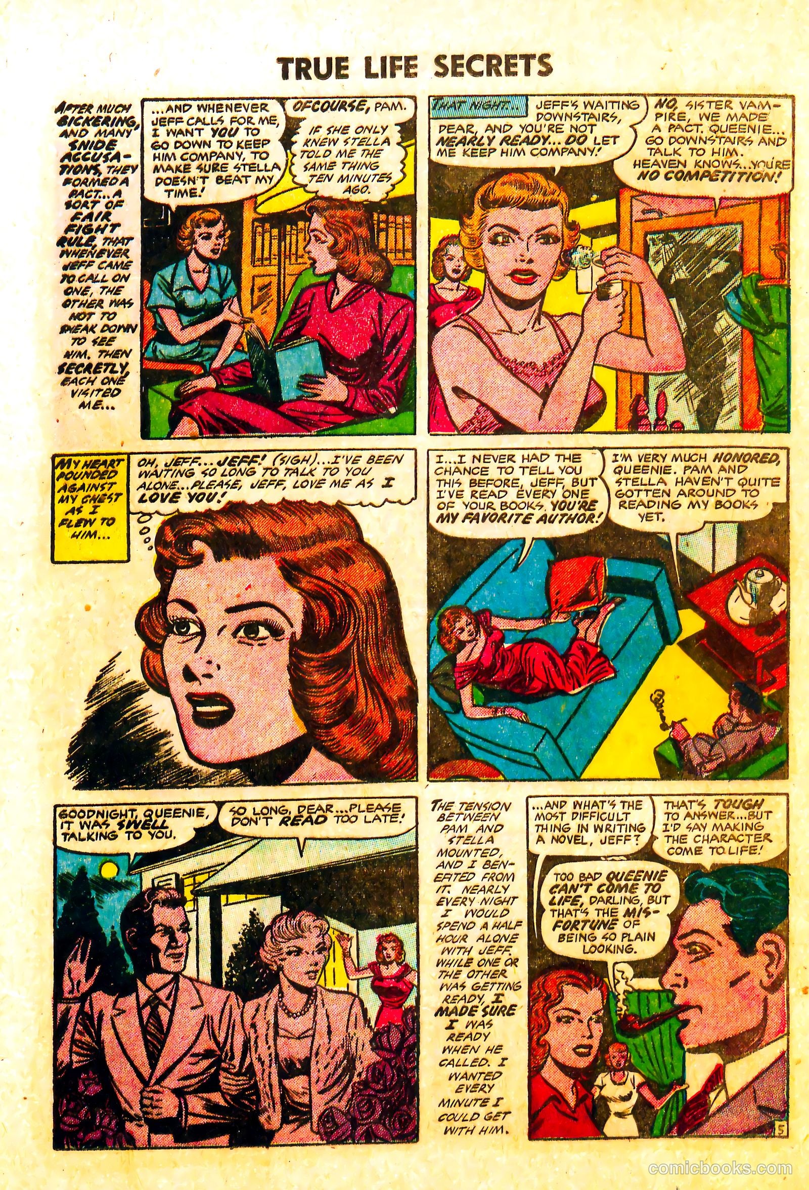 True Life Secrets #5 (1952) — page 25 of 36