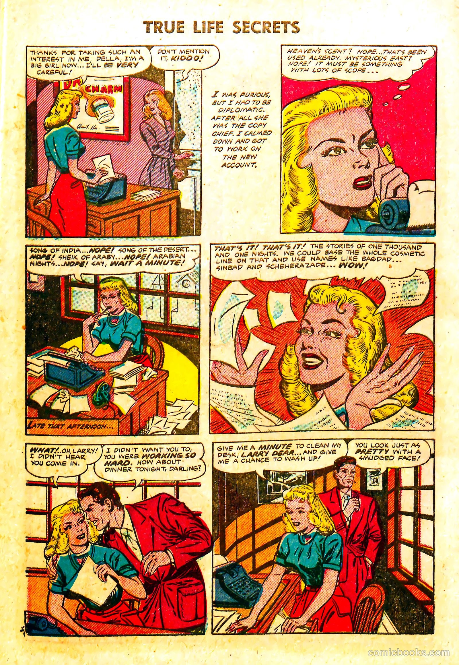 True Life Secrets #5 (1952) — page 30 of 36