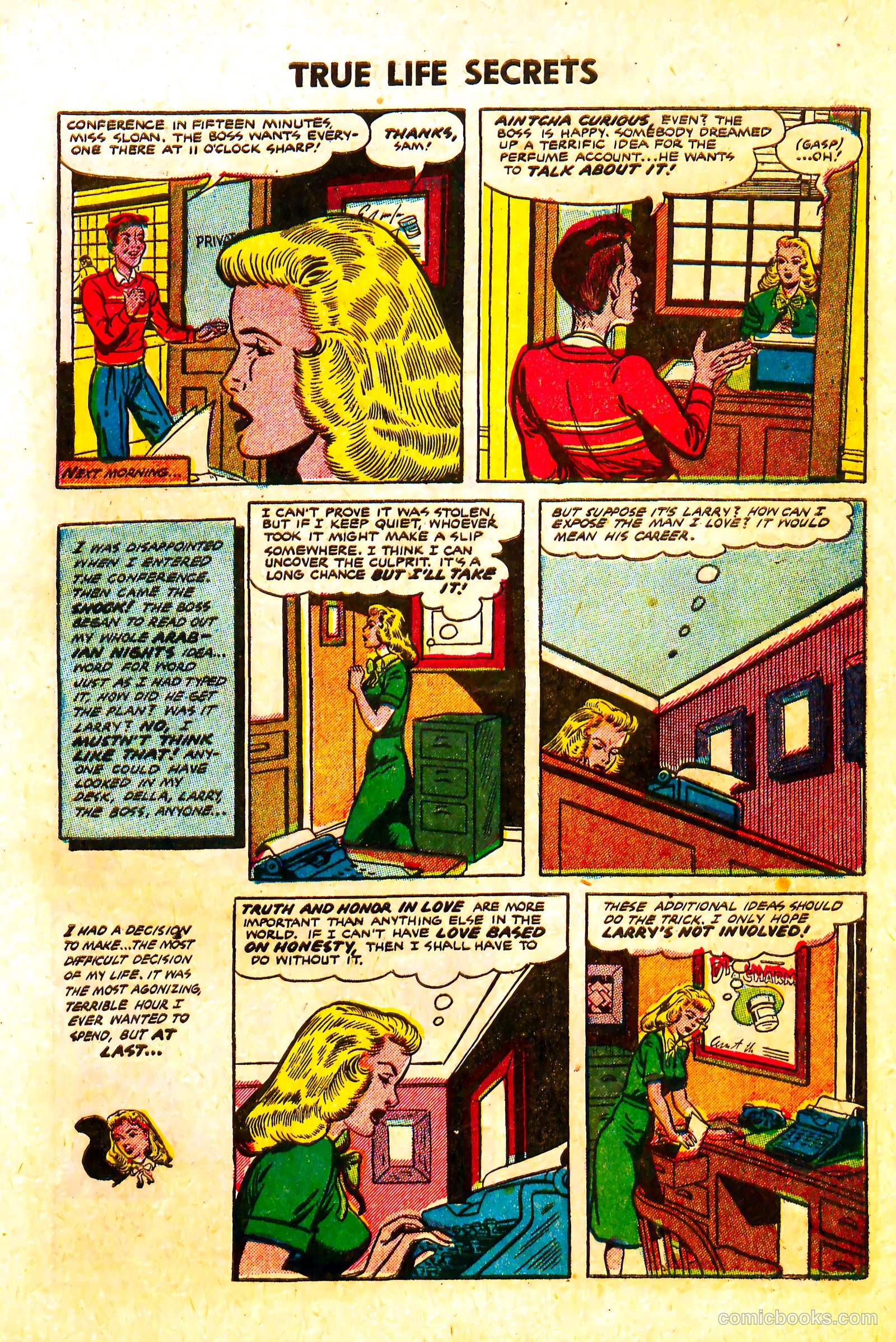 True Life Secrets #5 (1952) — page 31 of 36