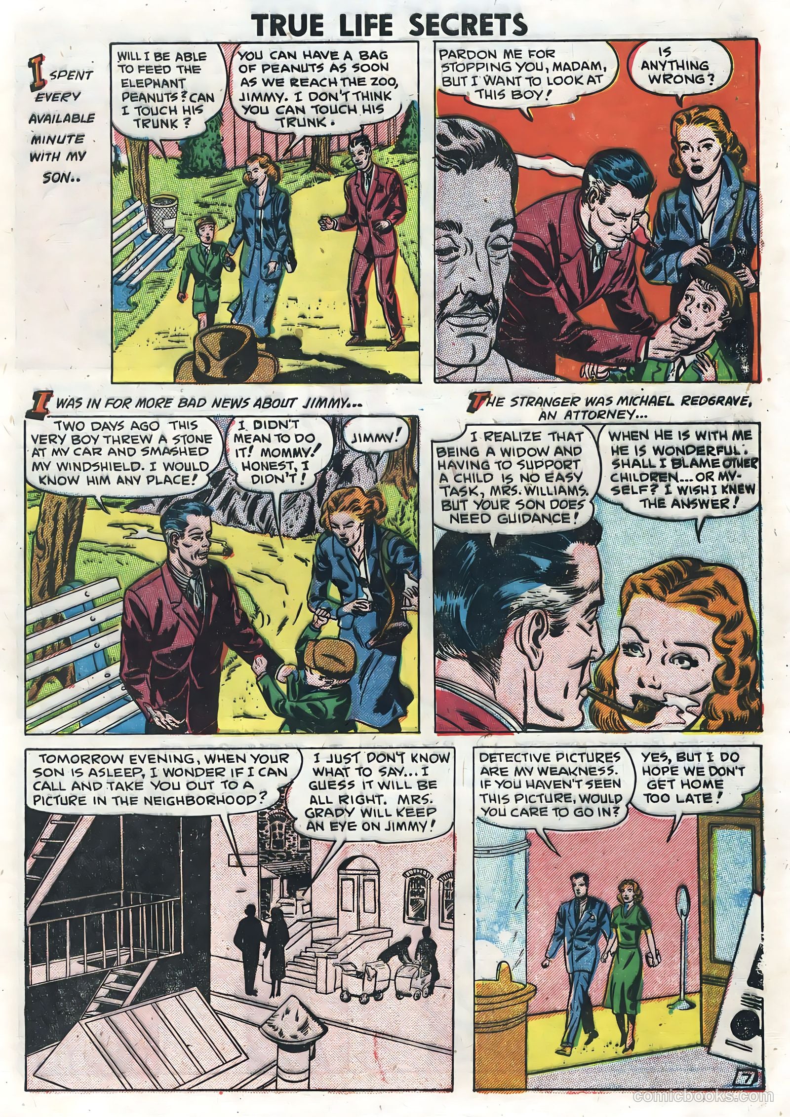 True Life Secrets #6 (1952) — page 9 of 36