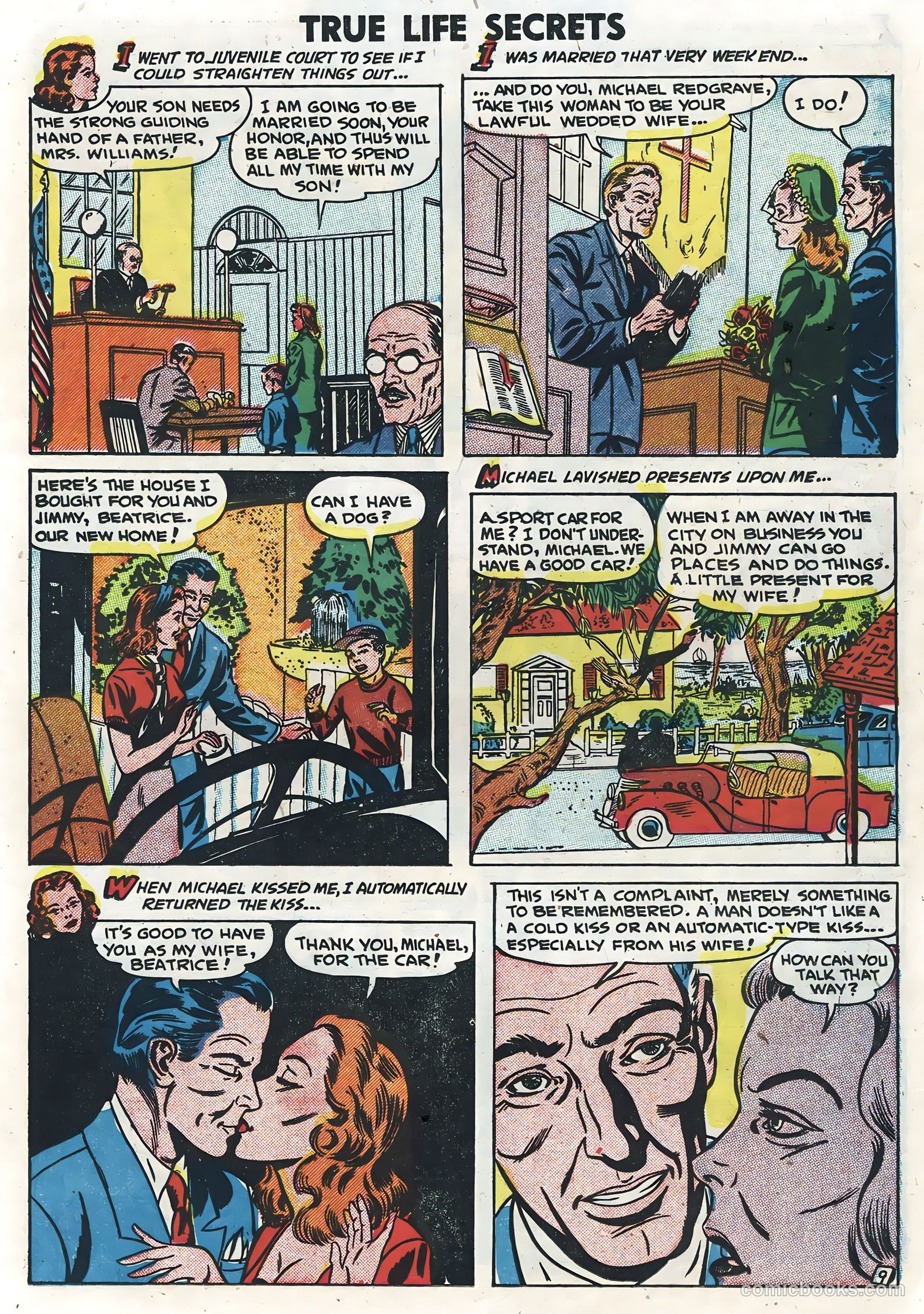True Life Secrets #6 (1952) — page 11 of 36