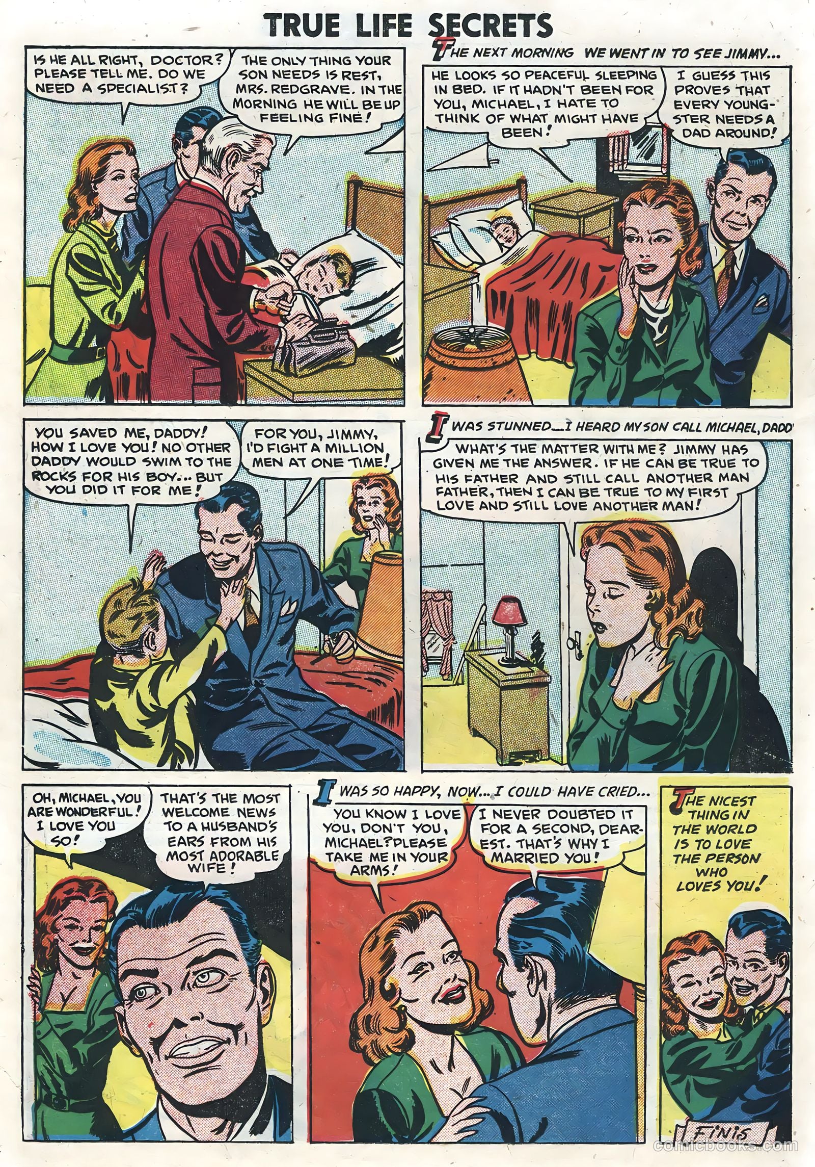 True Life Secrets #6 (1952) — page 14 of 36