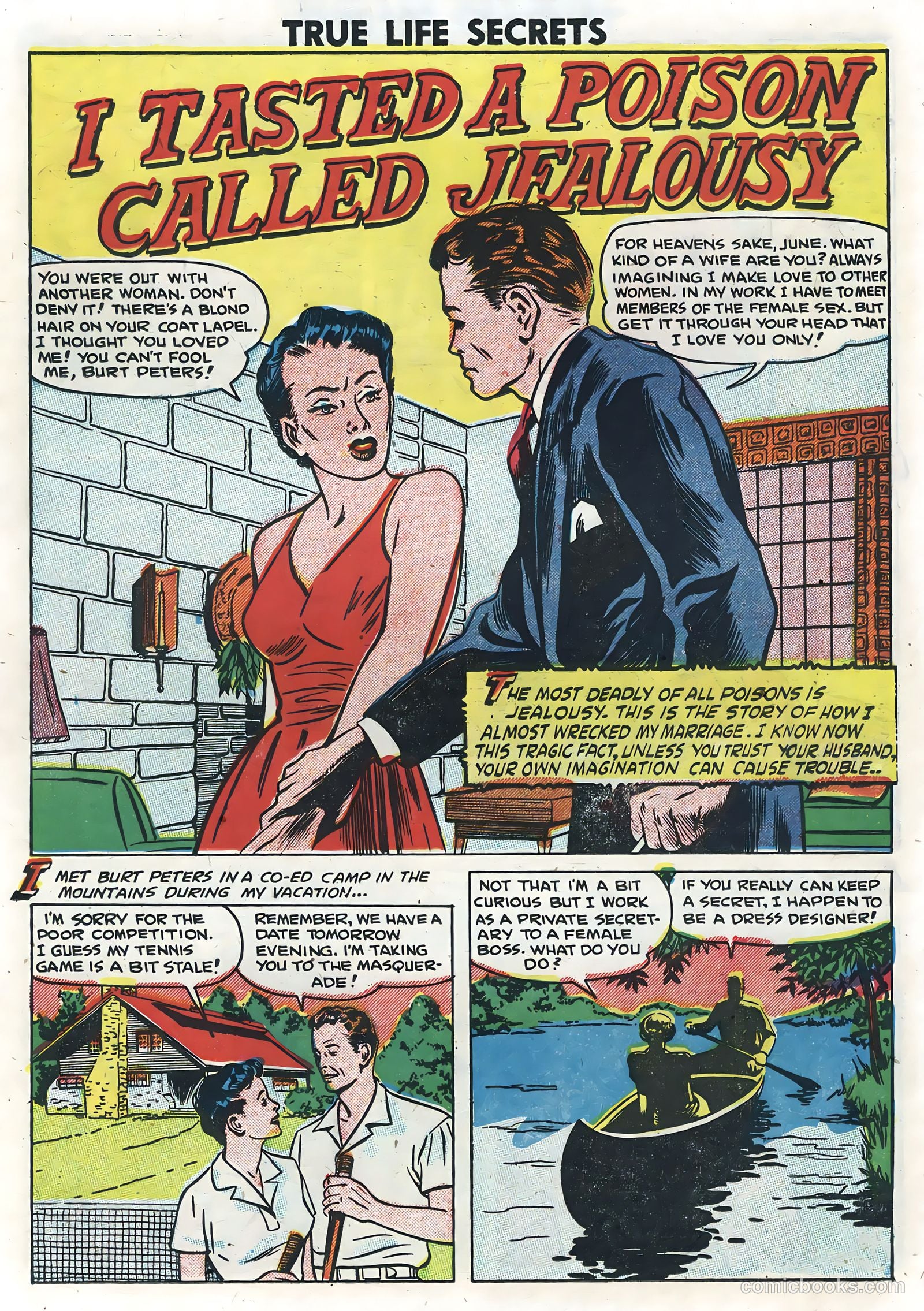 True Life Secrets #6 (1952) — page 15 of 36
