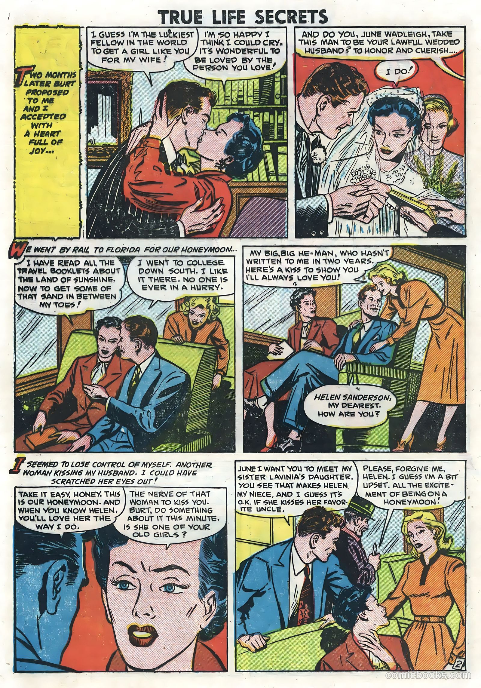 True Life Secrets #6 (1952) — page 16 of 36