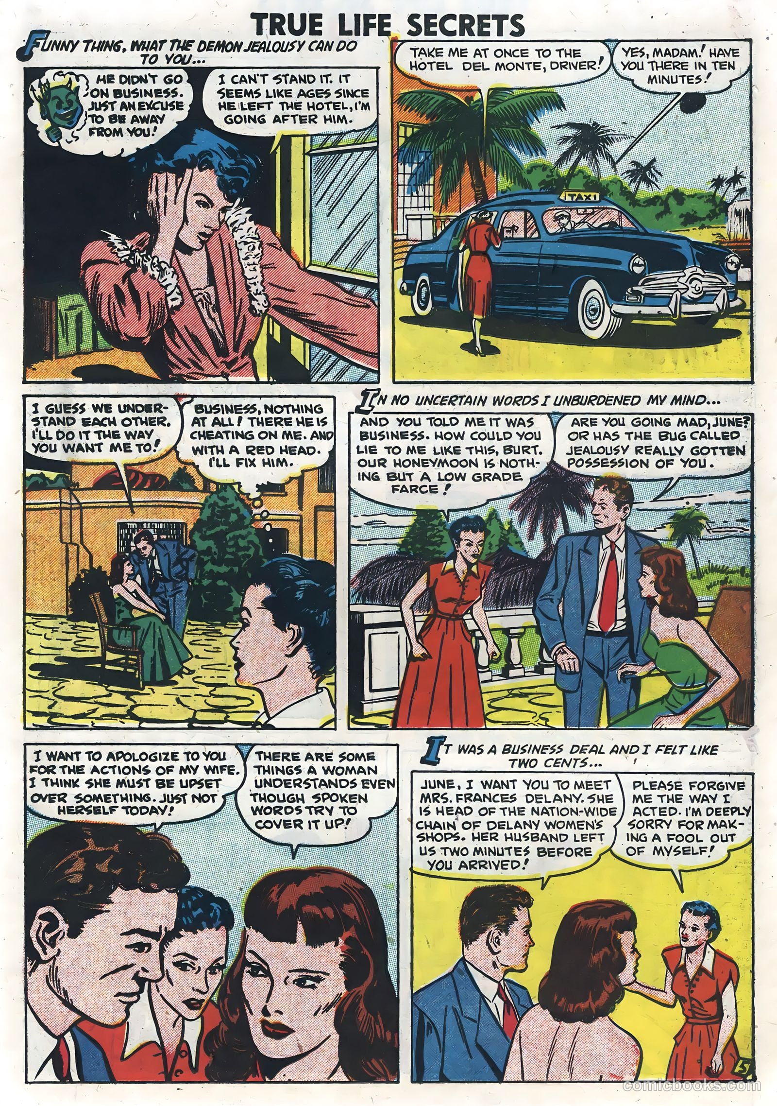 True Life Secrets #6 (1952) — page 19 of 36