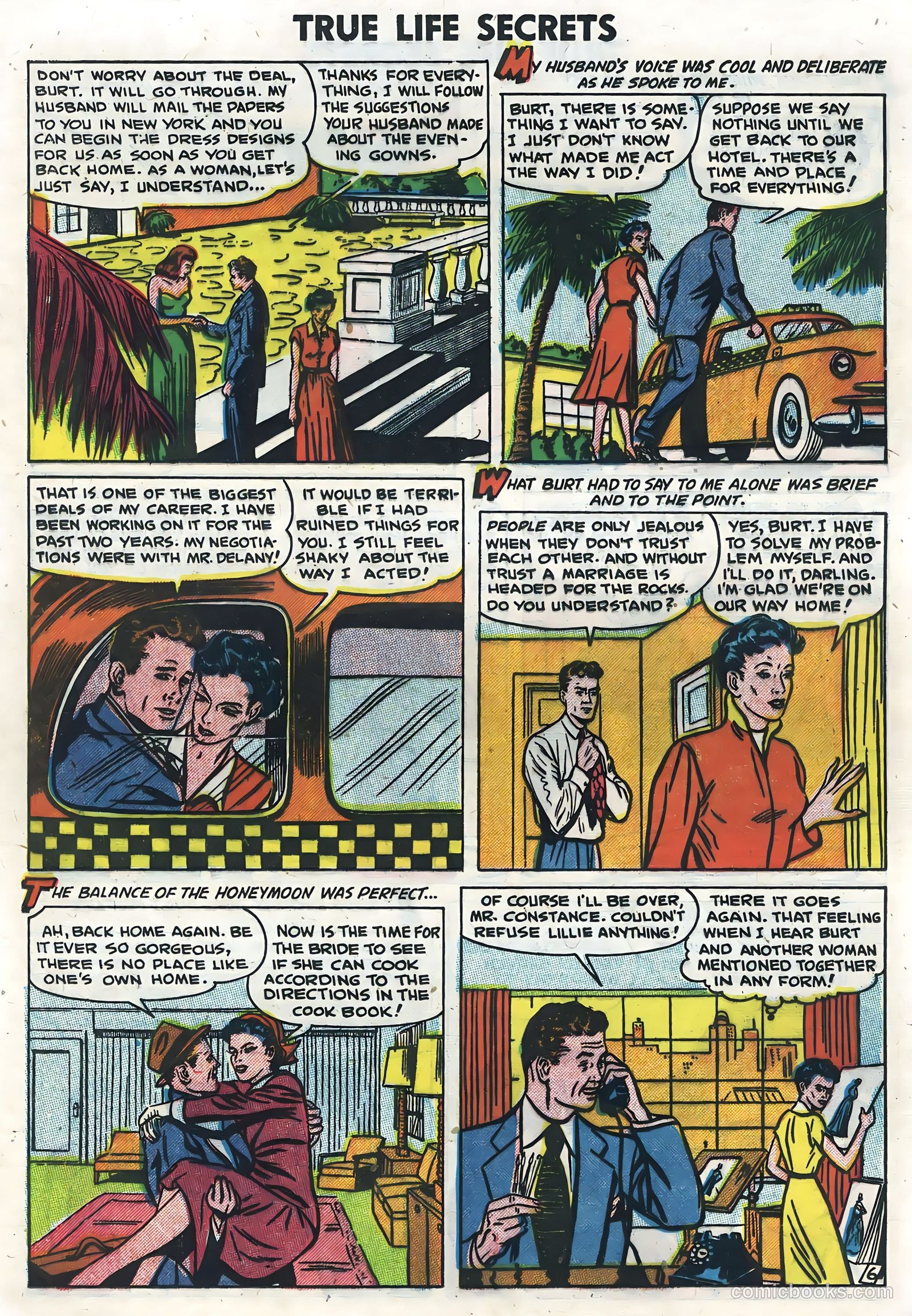 True Life Secrets #6 (1952) — page 20 of 36