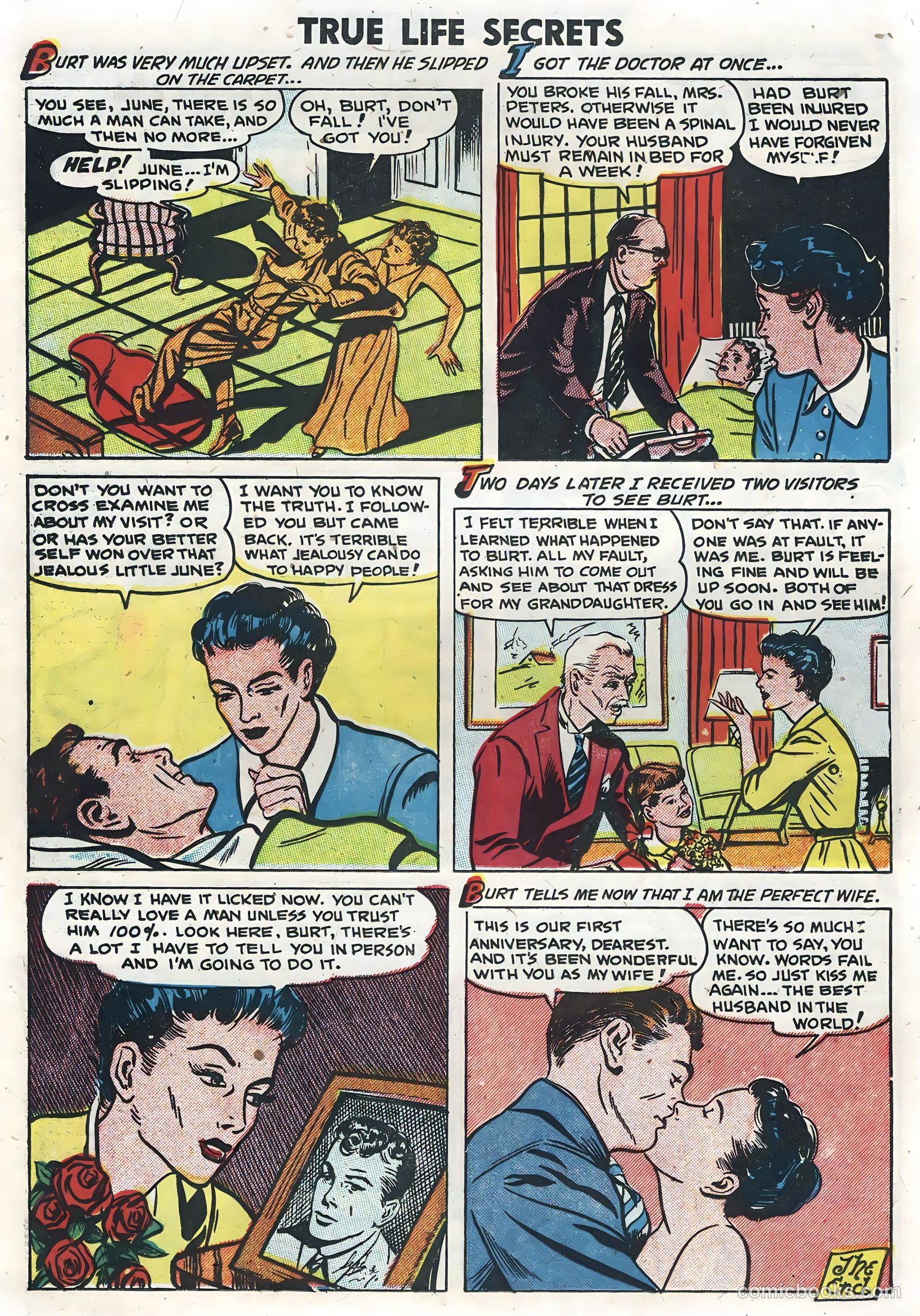 True Life Secrets #6 (1952) — page 22 of 36