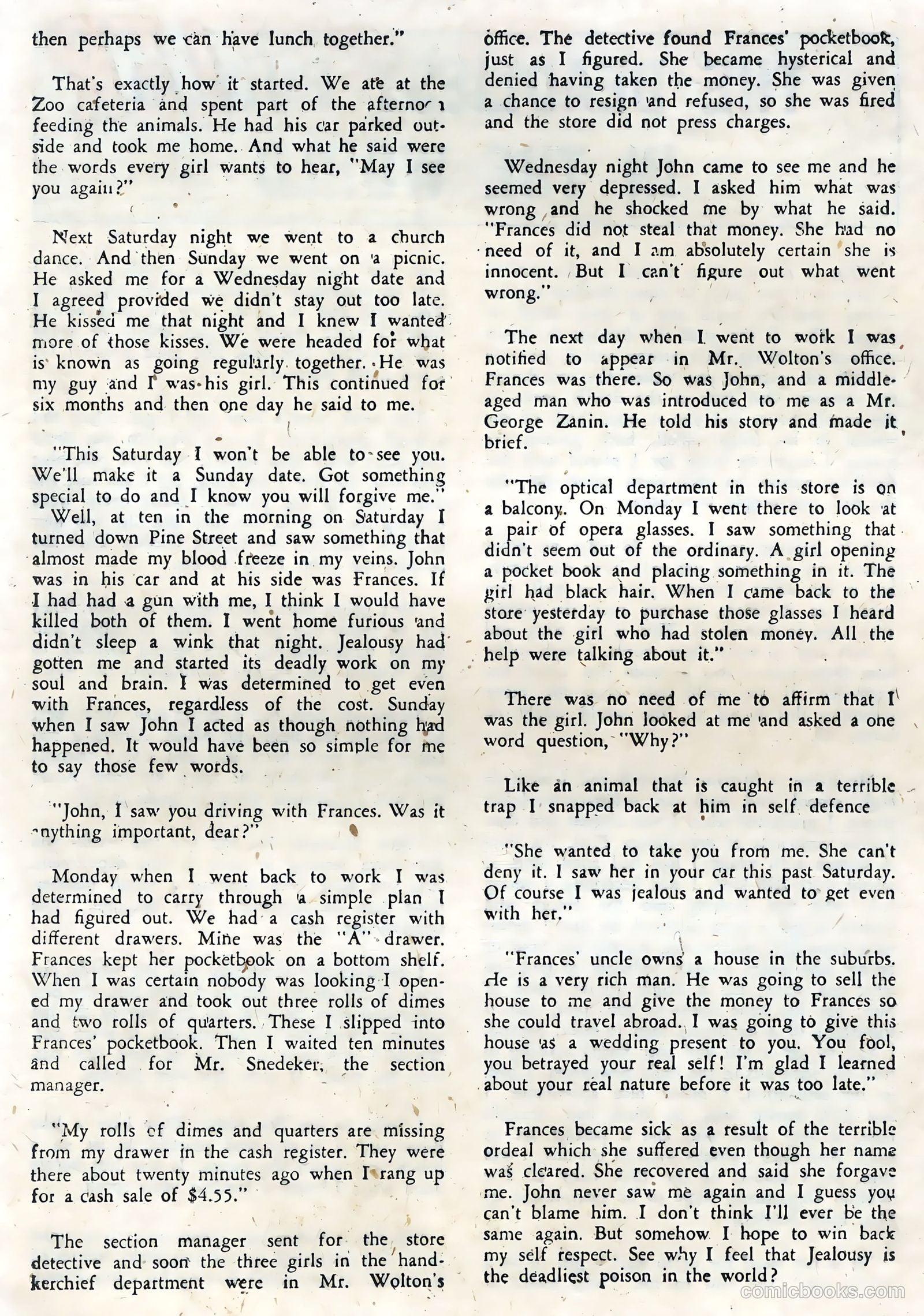 True Life Secrets #6 (1952) — page 24 of 36