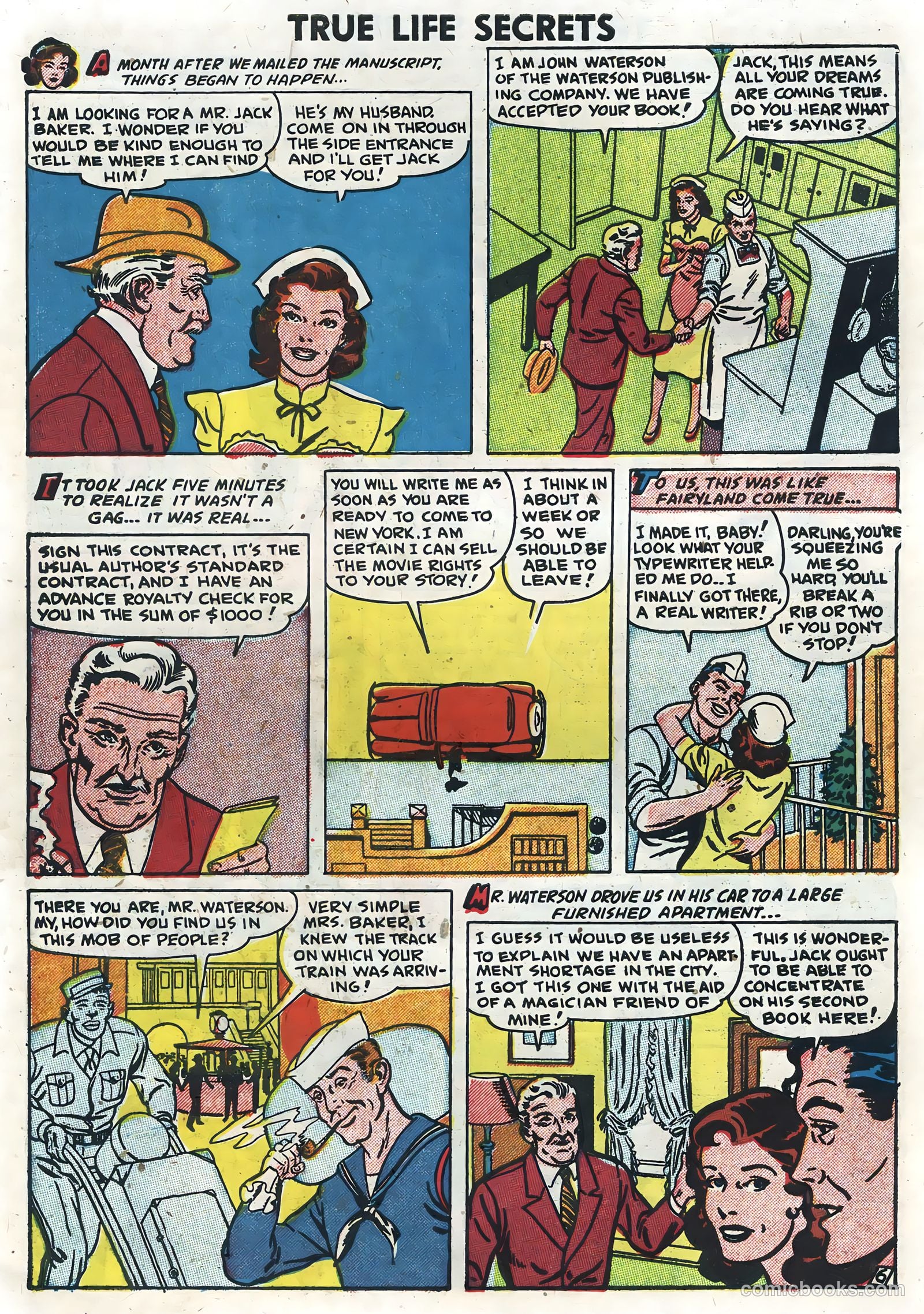True Life Secrets #6 (1952) — page 30 of 36