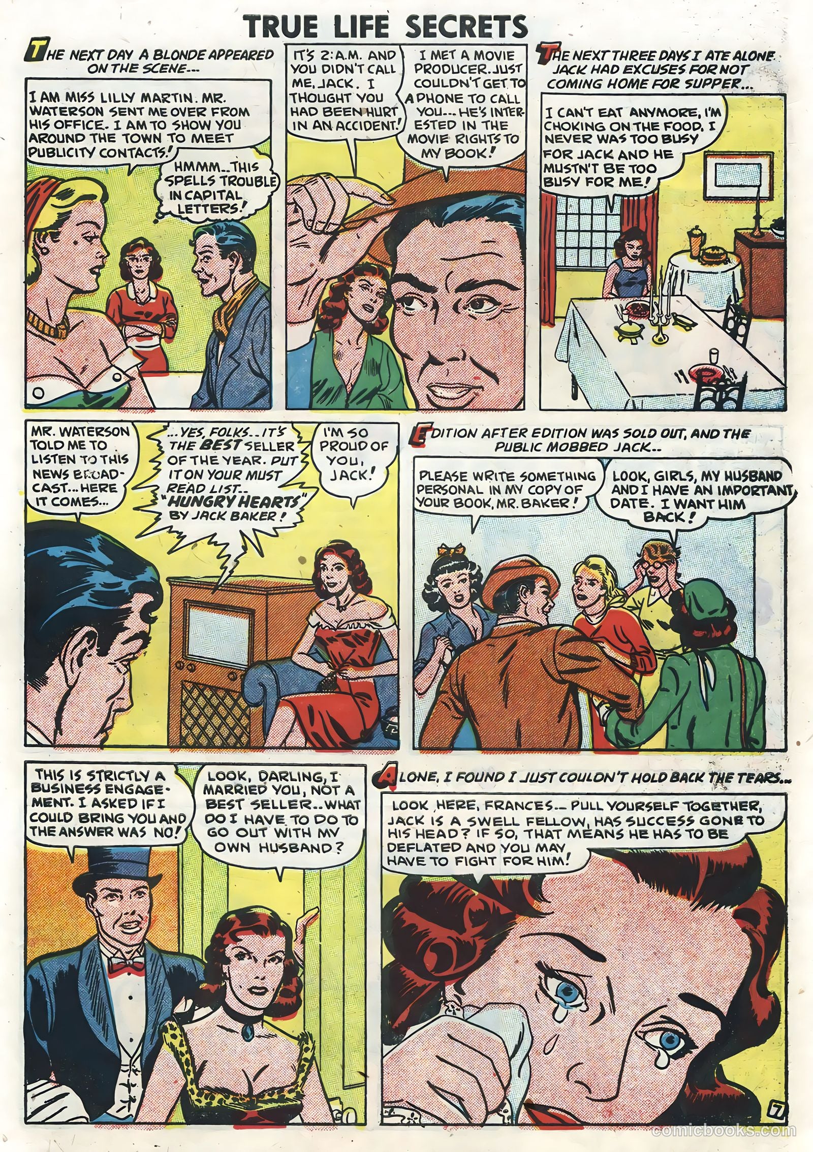 True Life Secrets #6 (1952) — page 31 of 36