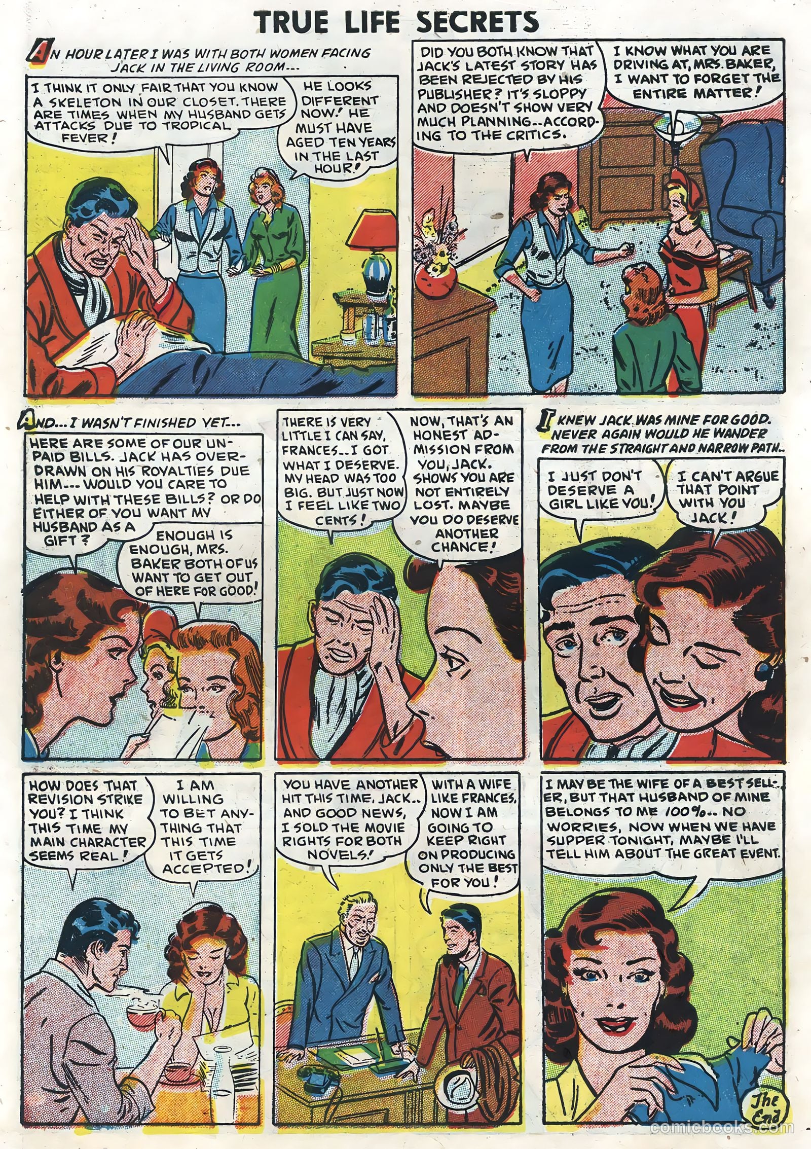 True Life Secrets #6 (1952) — page 34 of 36