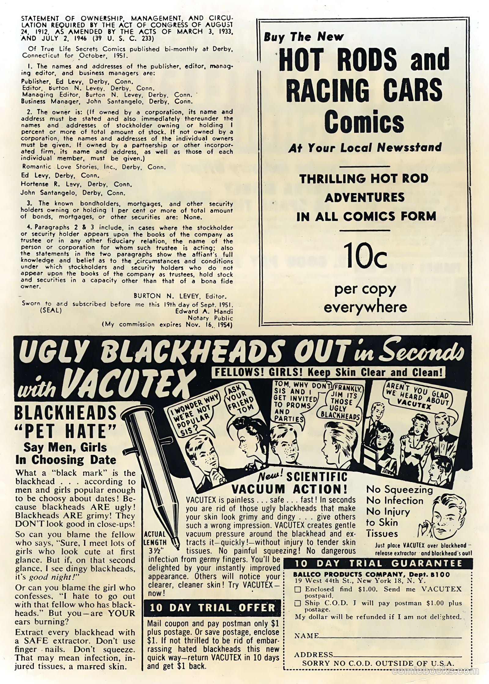 True Life Secrets #6 (1952) — page 35 of 36