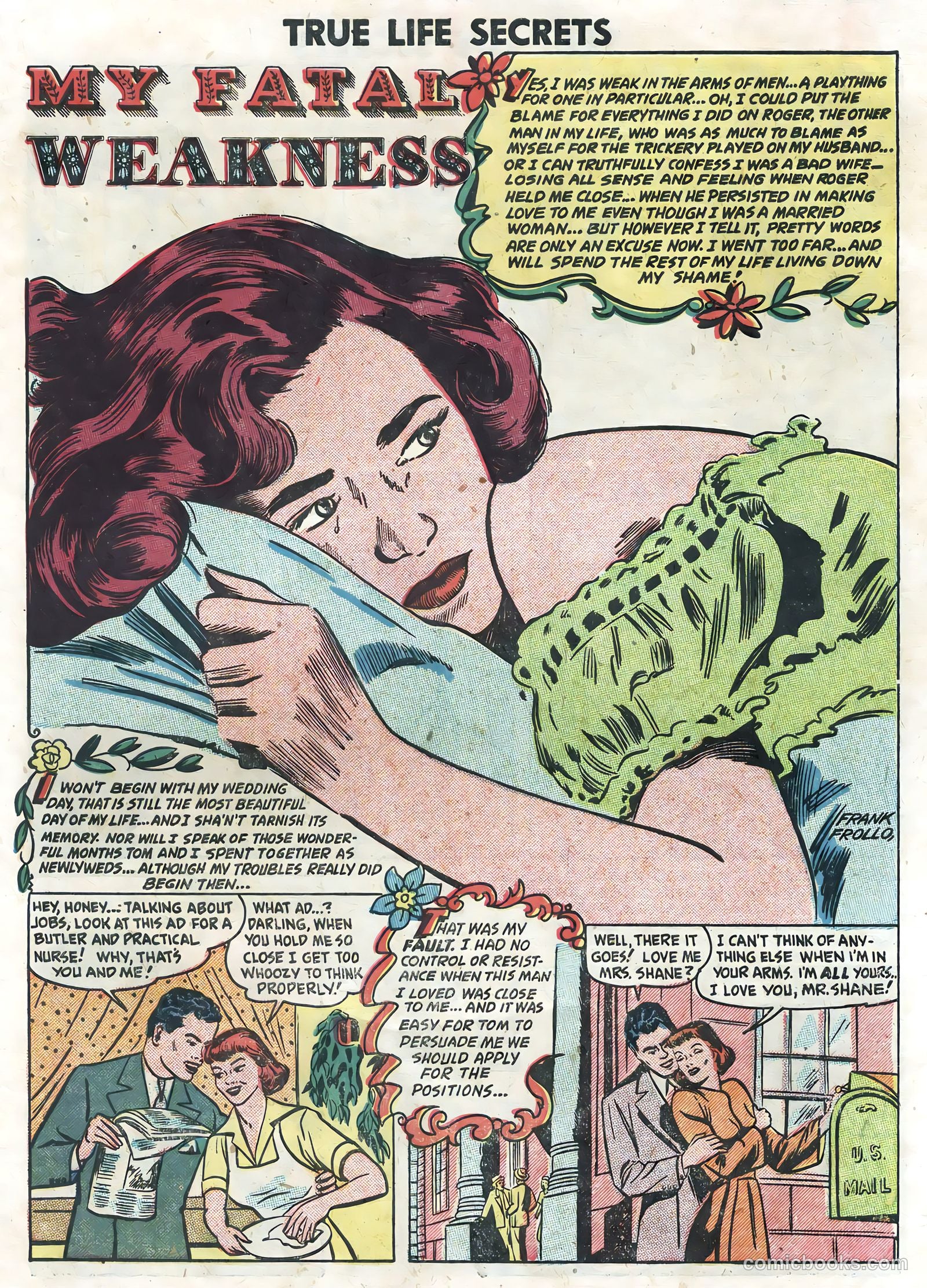 True Life Secrets #7 (1952) — page 3 of 36