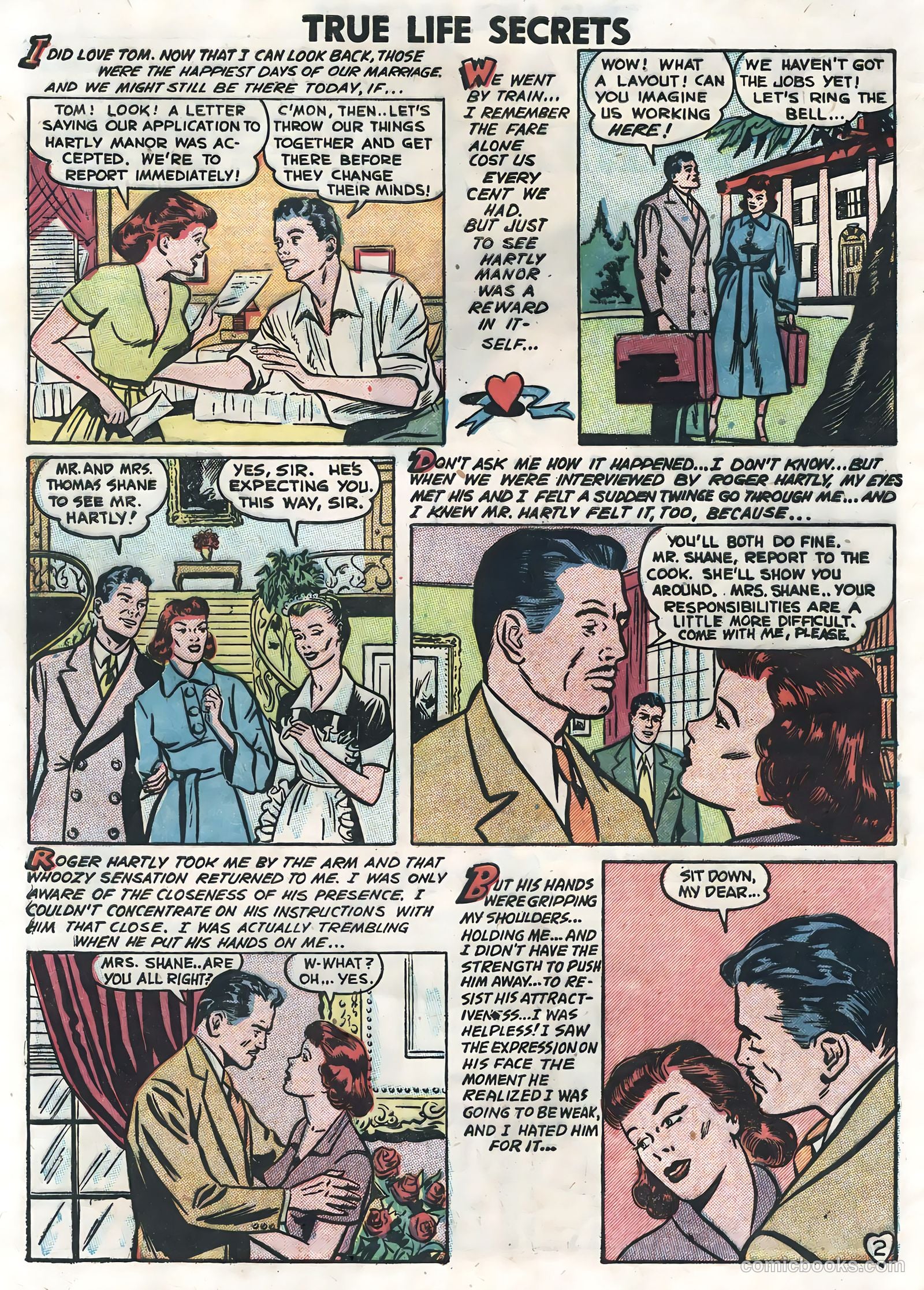 True Life Secrets #7 (1952) — page 4 of 36