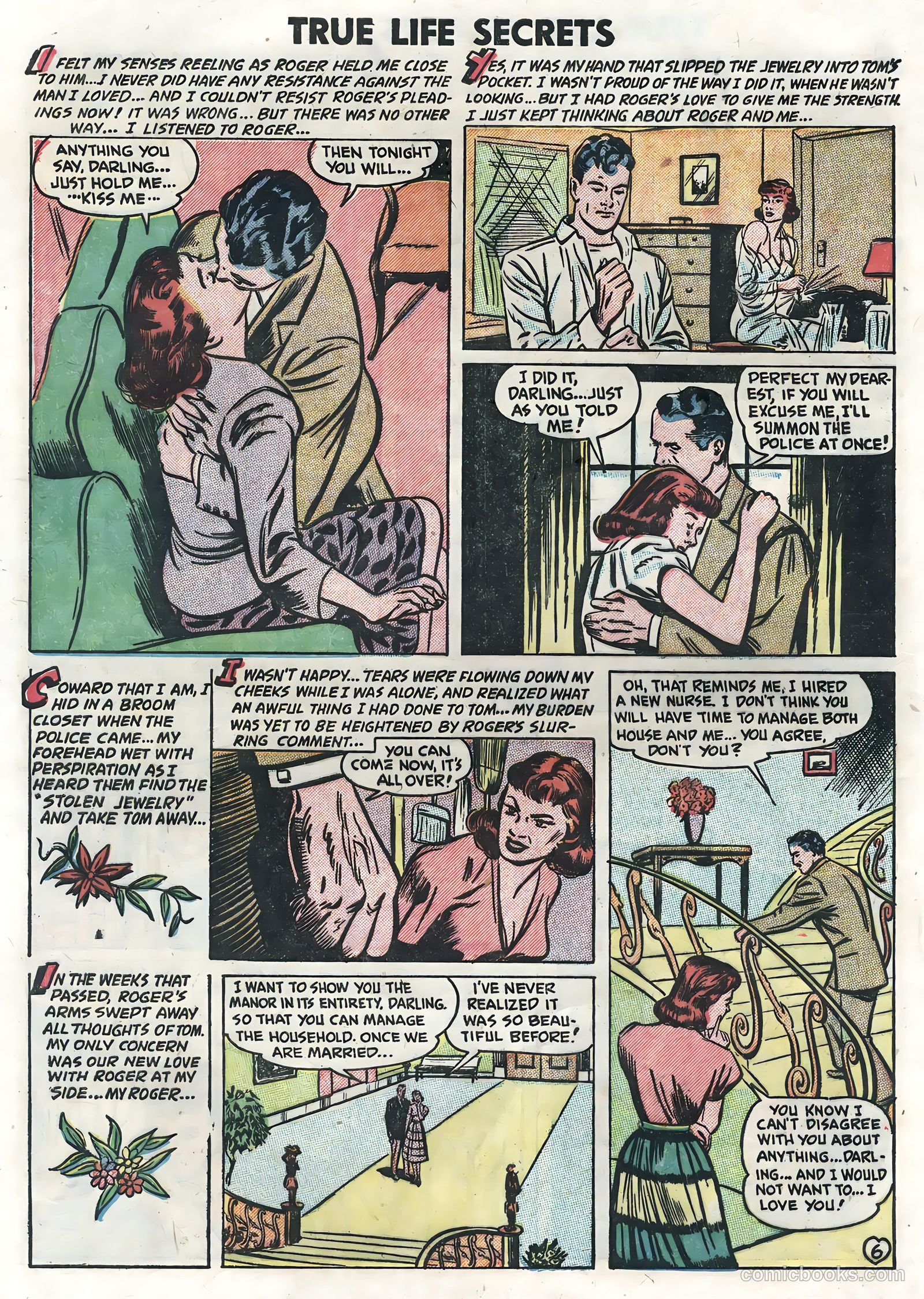 True Life Secrets #7 (1952) — page 8 of 36