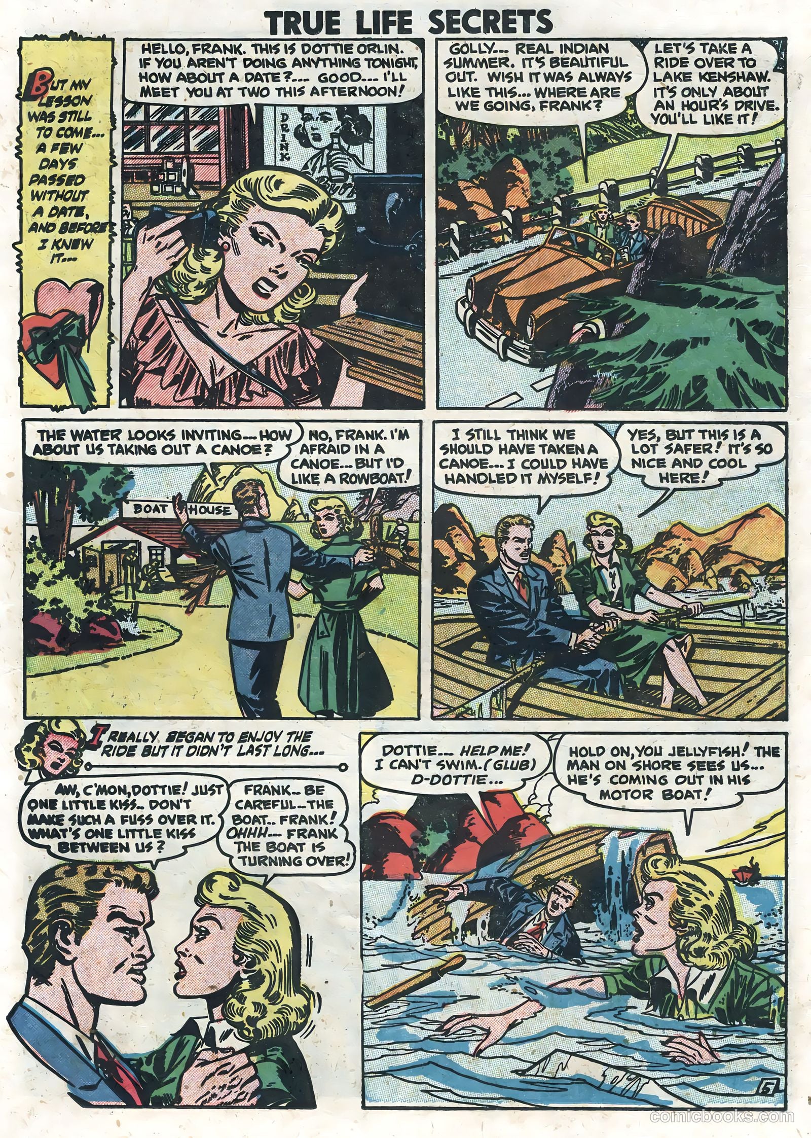 True Life Secrets #7 (1952) — page 15 of 36