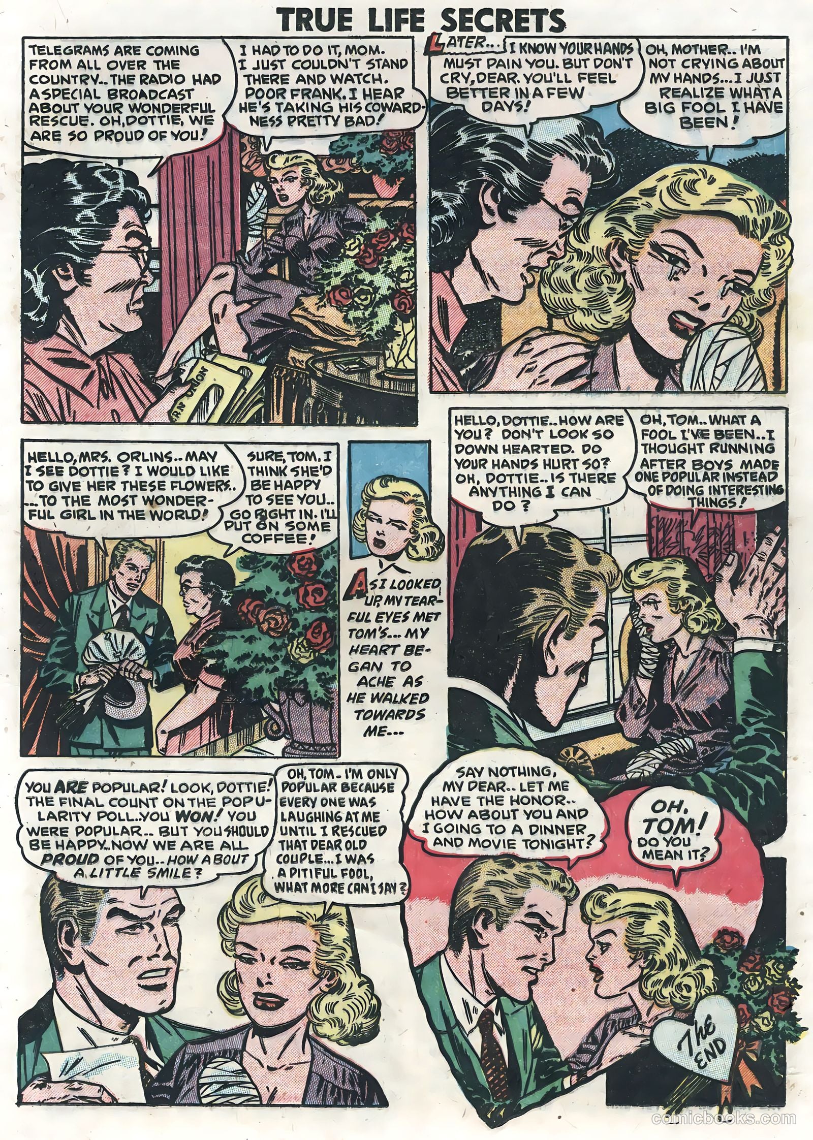 True Life Secrets #7 (1952) — page 17 of 36