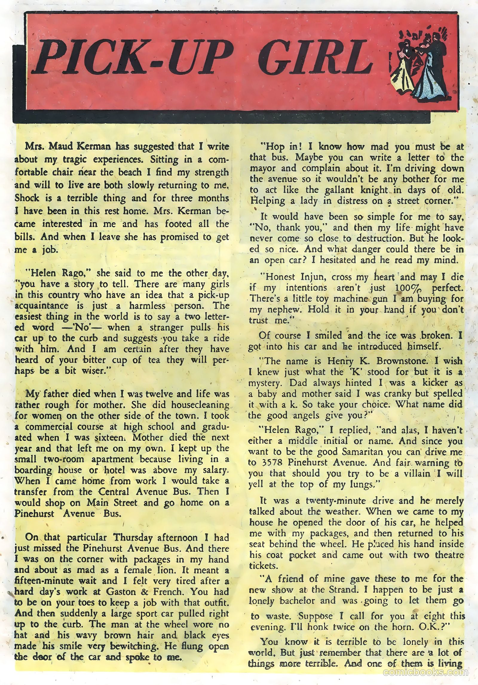 True Life Secrets #7 (1952) — page 18 of 36