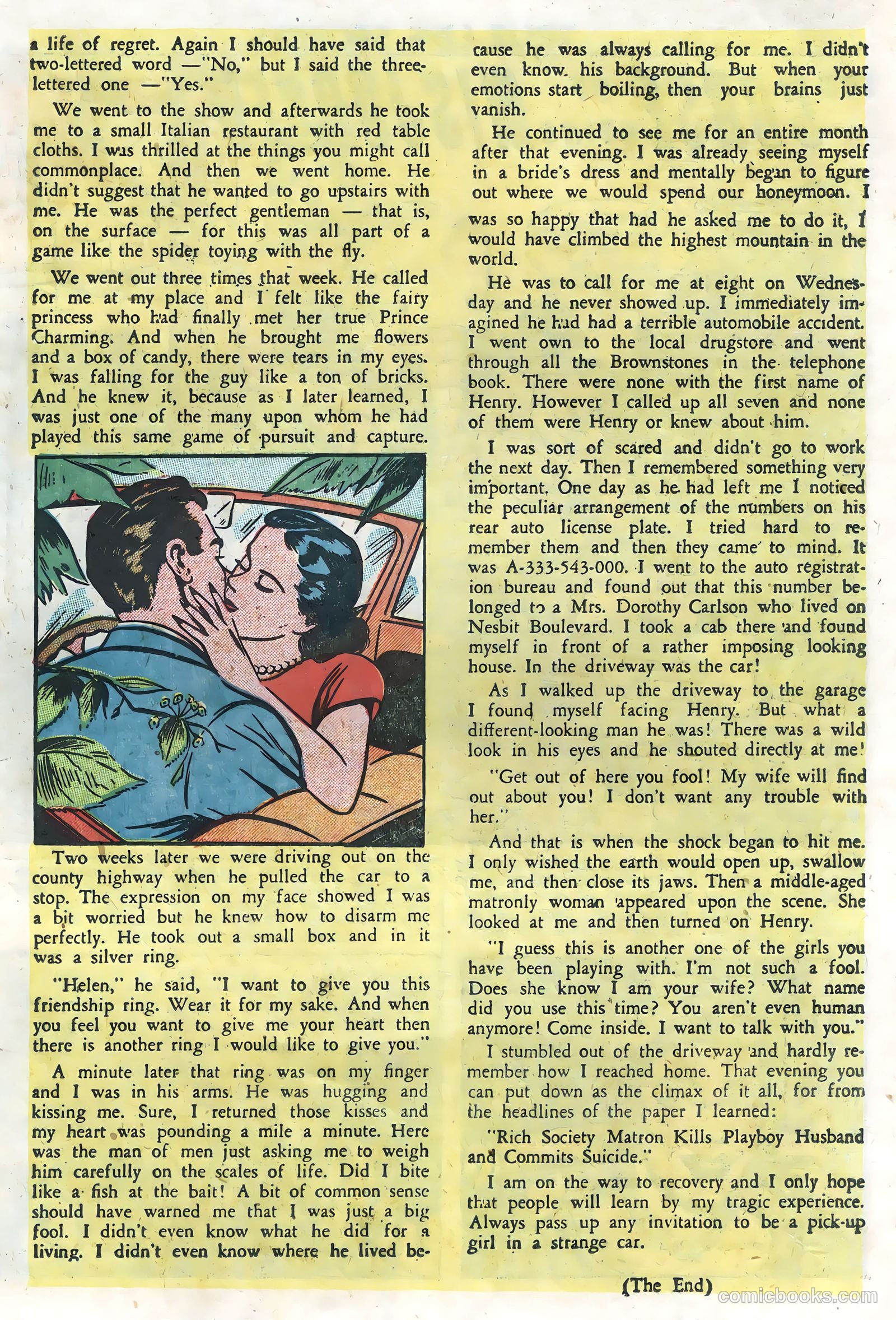 True Life Secrets #7 (1952) — page 19 of 36
