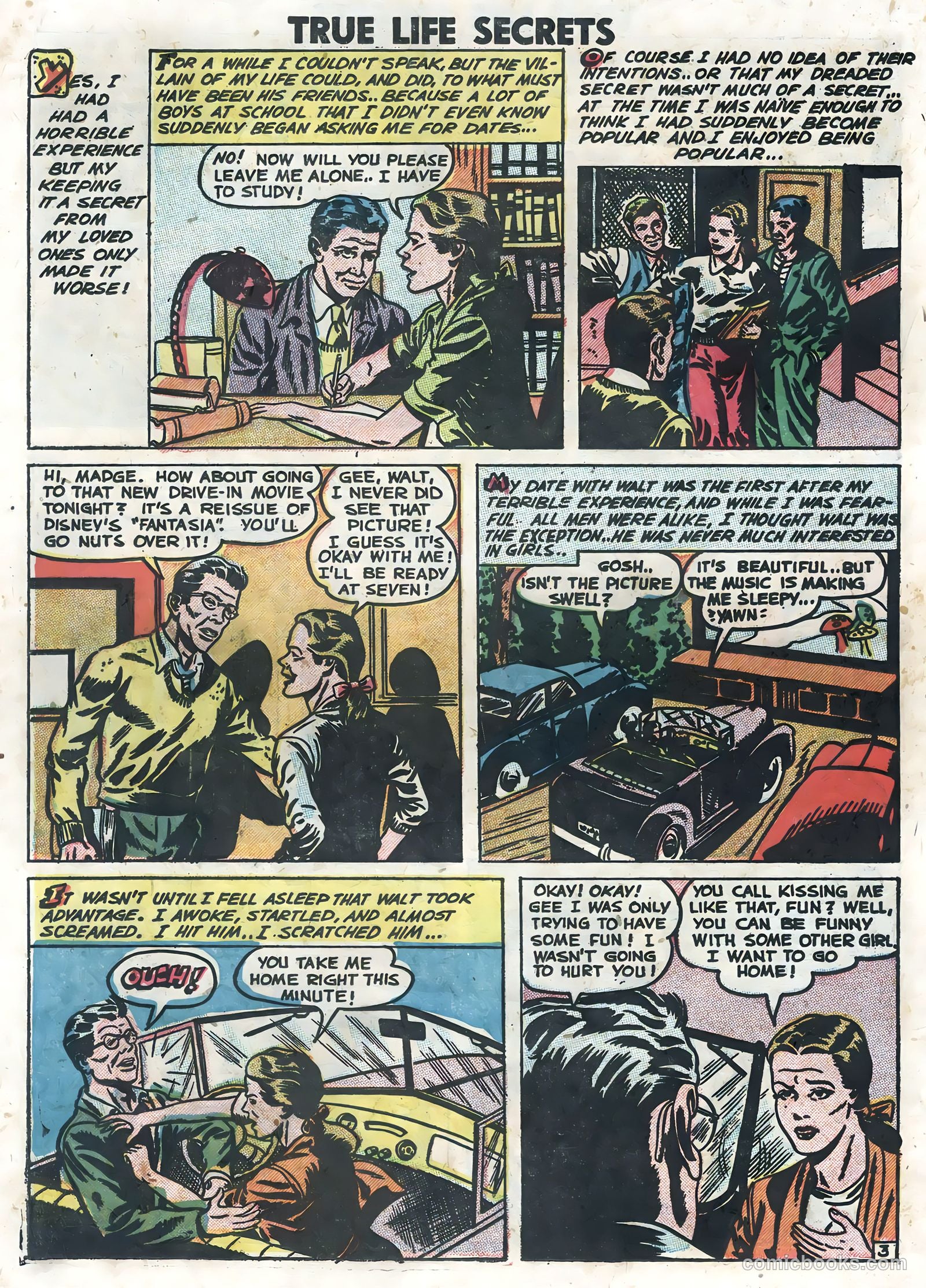 True Life Secrets #7 (1952) — page 22 of 36