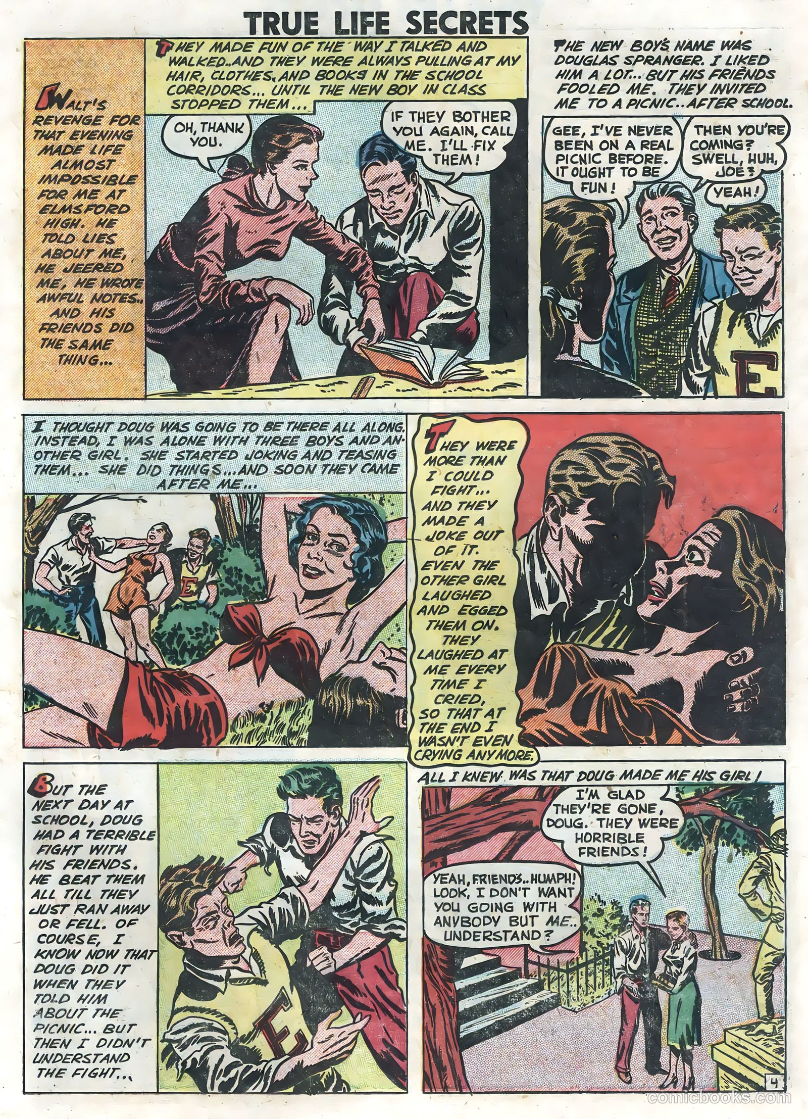 True Life Secrets #7 (1952) — page 23 of 36