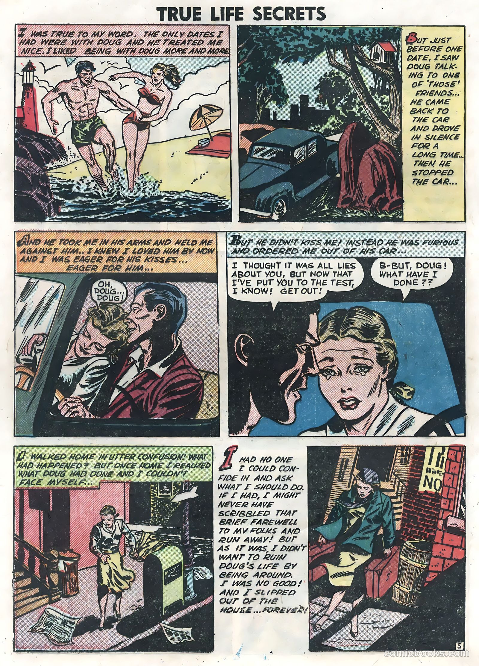 True Life Secrets #7 (1952) — page 24 of 36