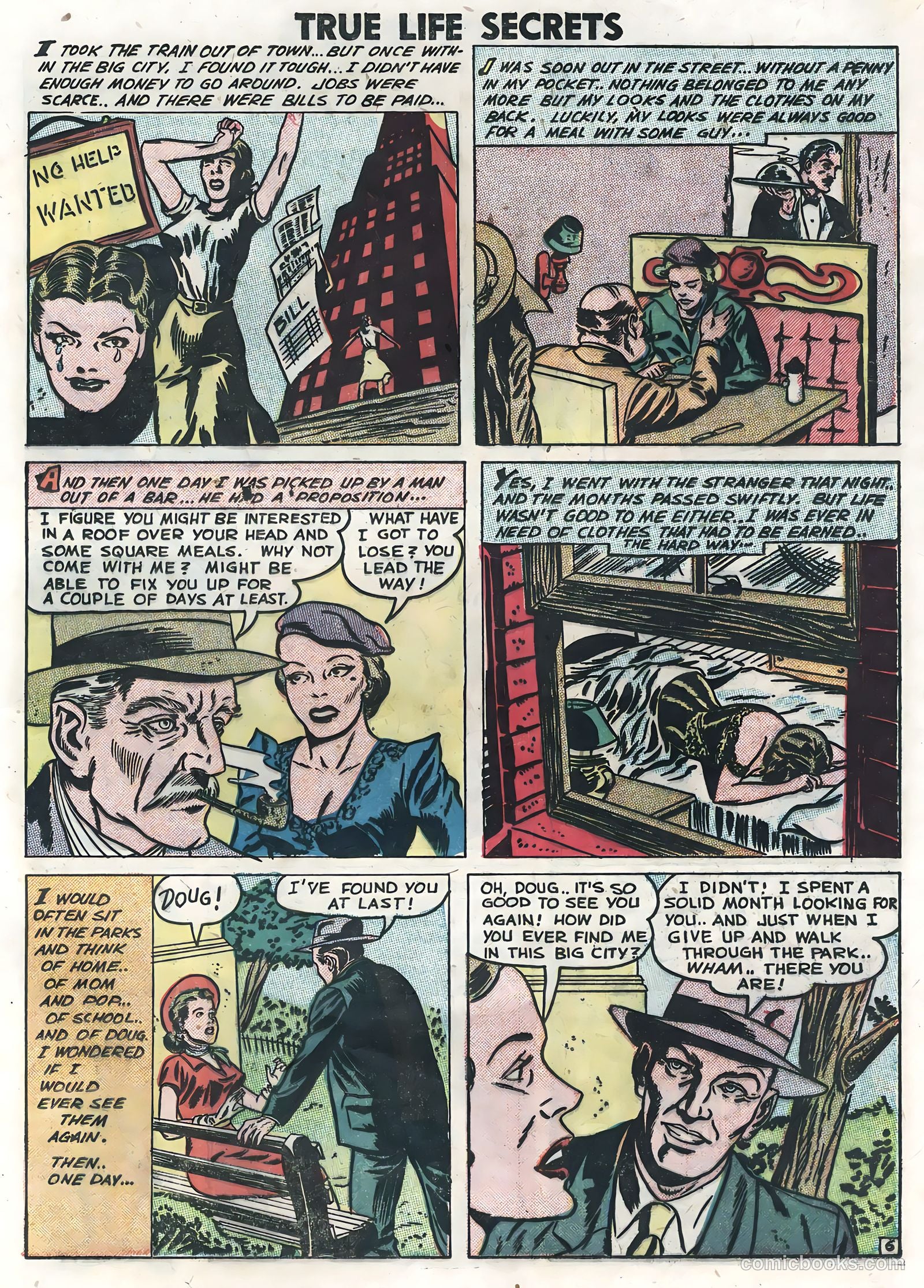 True Life Secrets #7 (1952) — page 25 of 36