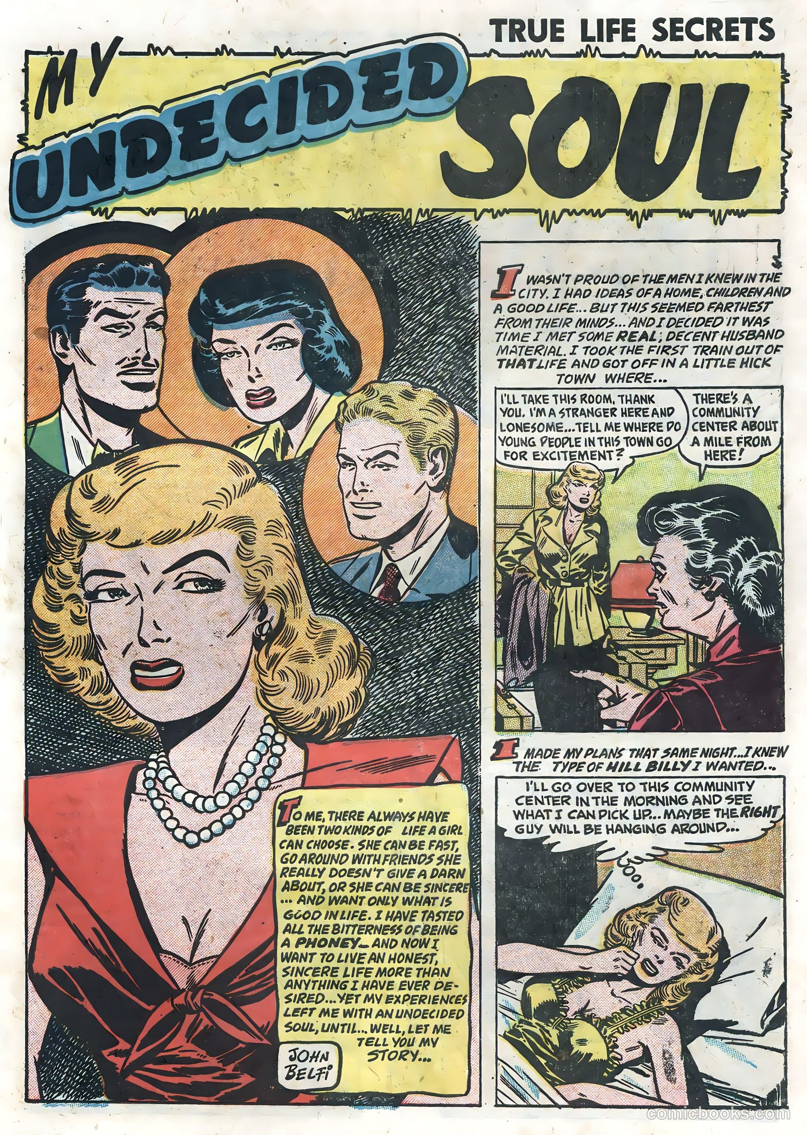 True Life Secrets #7 (1952) — page 27 of 36