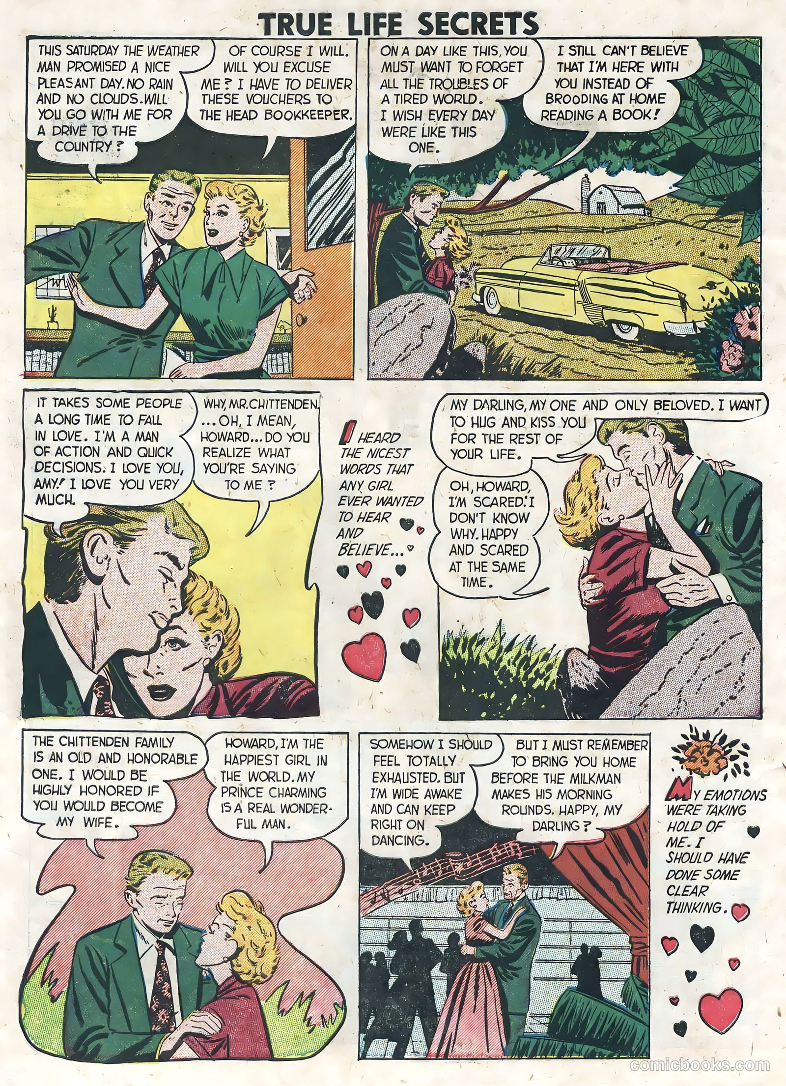 True Life Secrets #8 (1952) — page 6 of 36