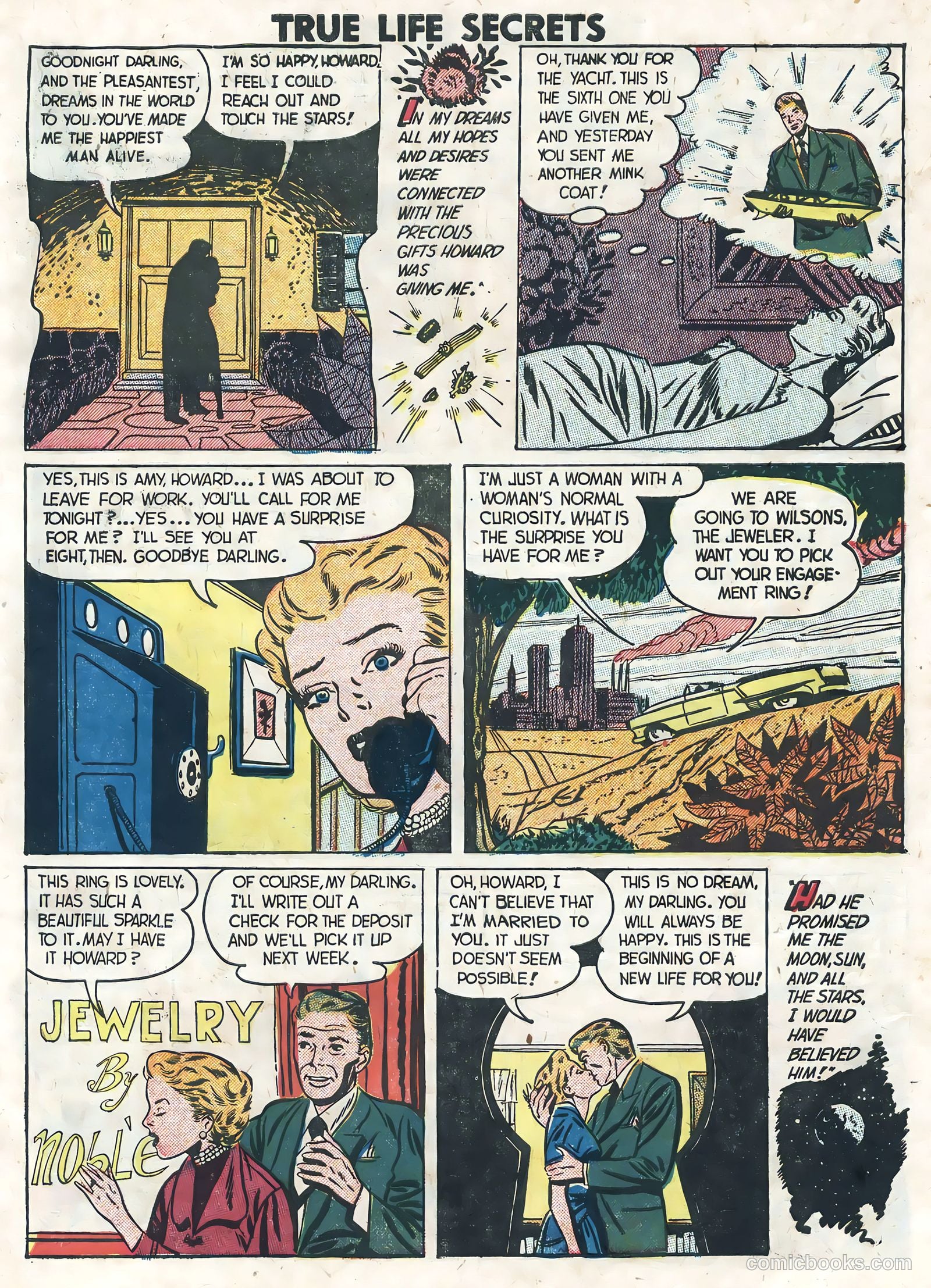 True Life Secrets #8 (1952) — page 7 of 36