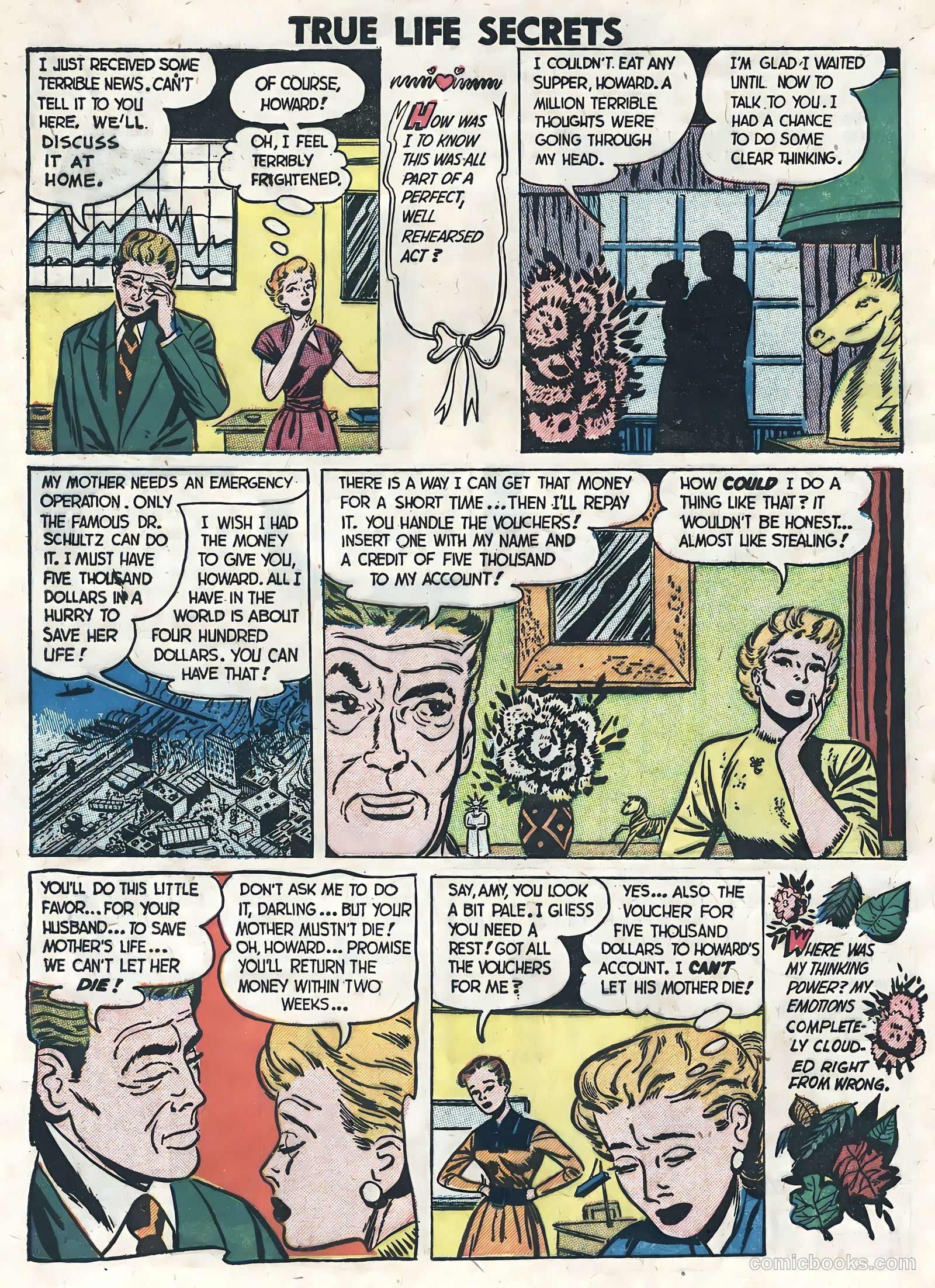 True Life Secrets #8 (1952) — page 8 of 36