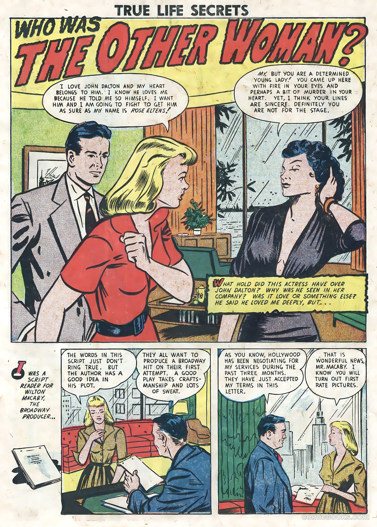 True Life Secrets #8 (1952) — page 11 of 36