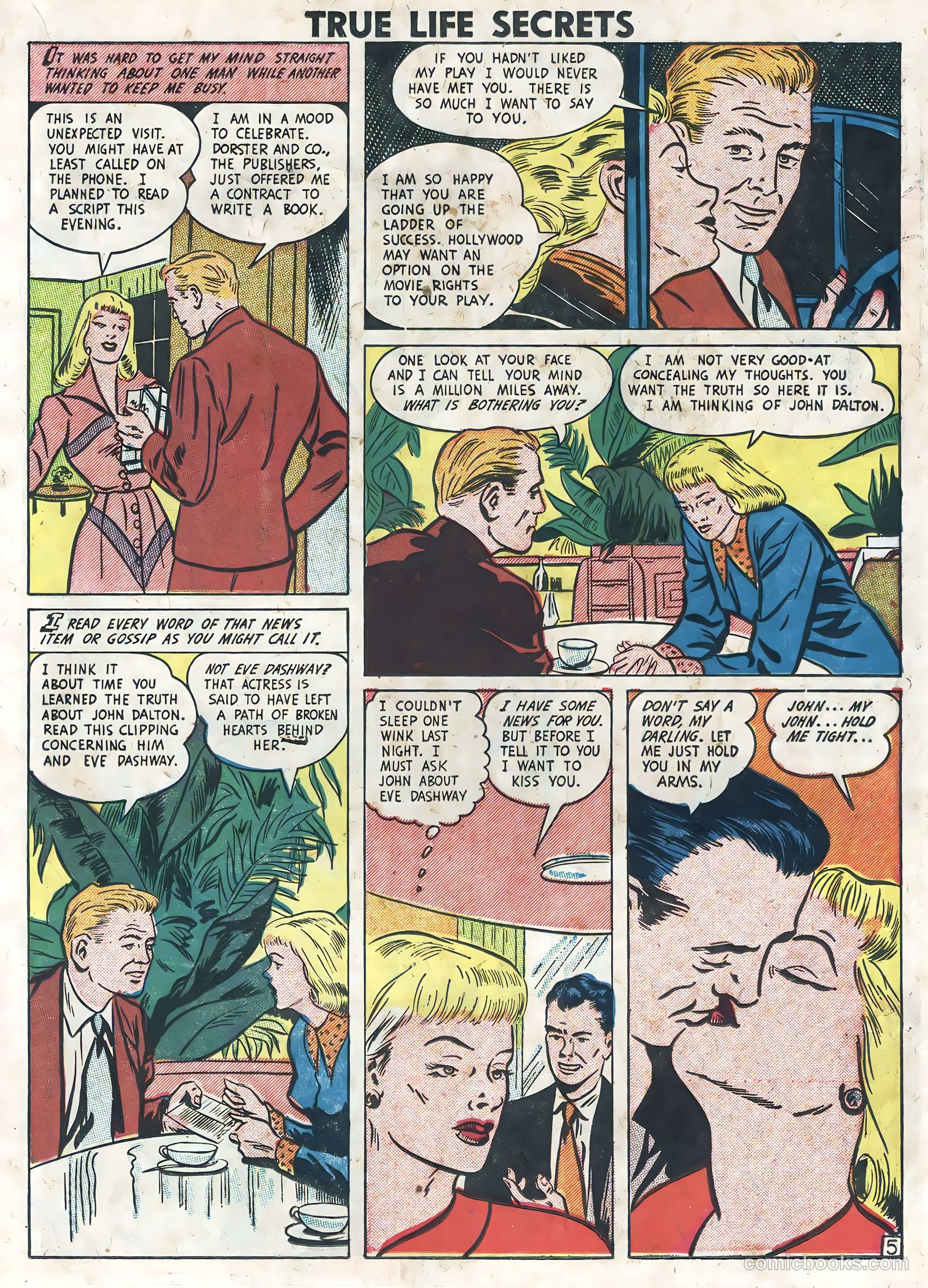 True Life Secrets #8 (1952) — page 15 of 36