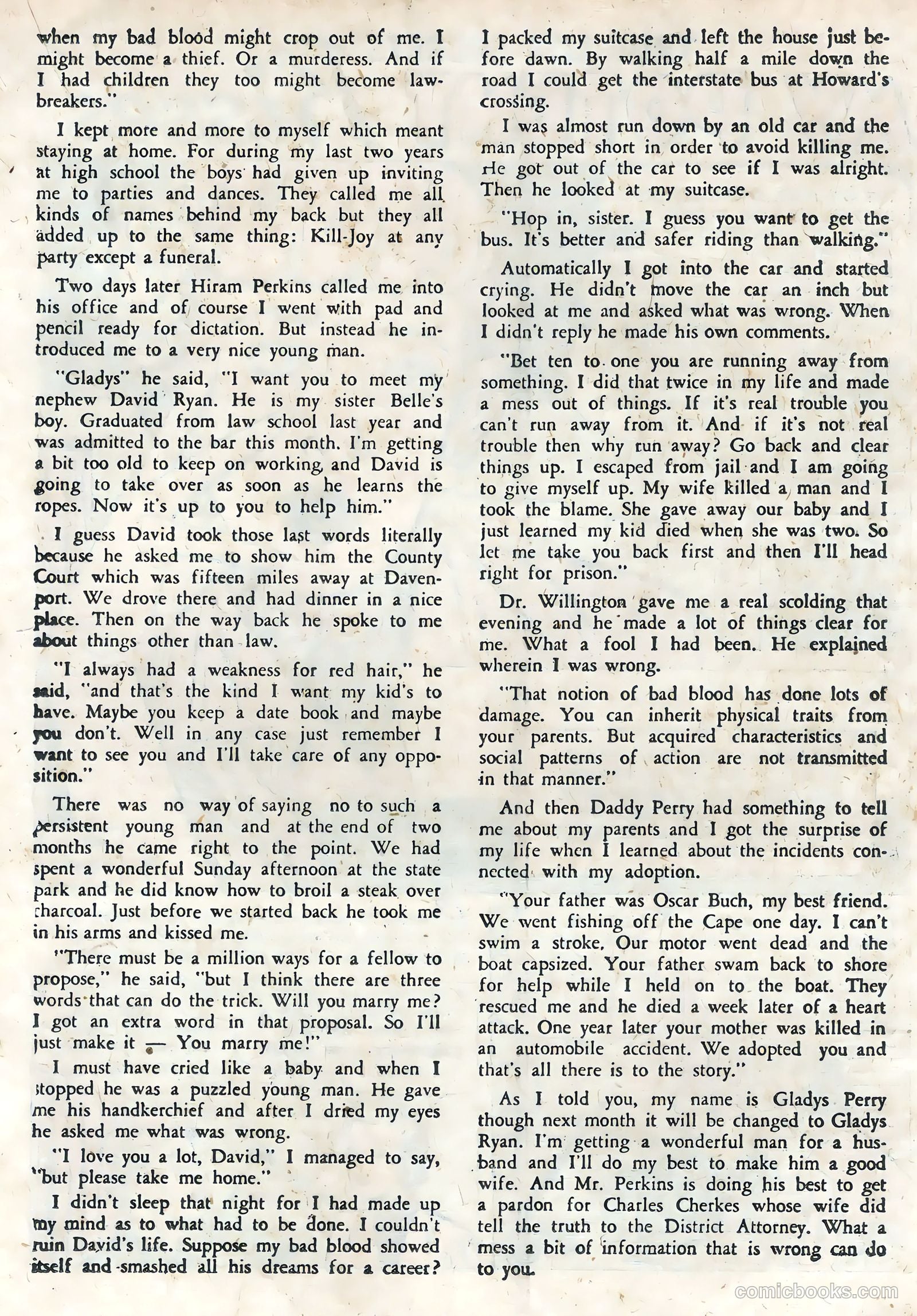 True Life Secrets #8 (1952) — page 19 of 36
